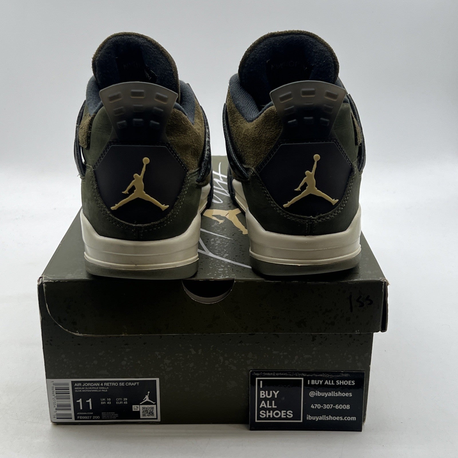 Size 11 - Air Jordan 4 SE Retro Low Craft - Olive (FB9927-200)