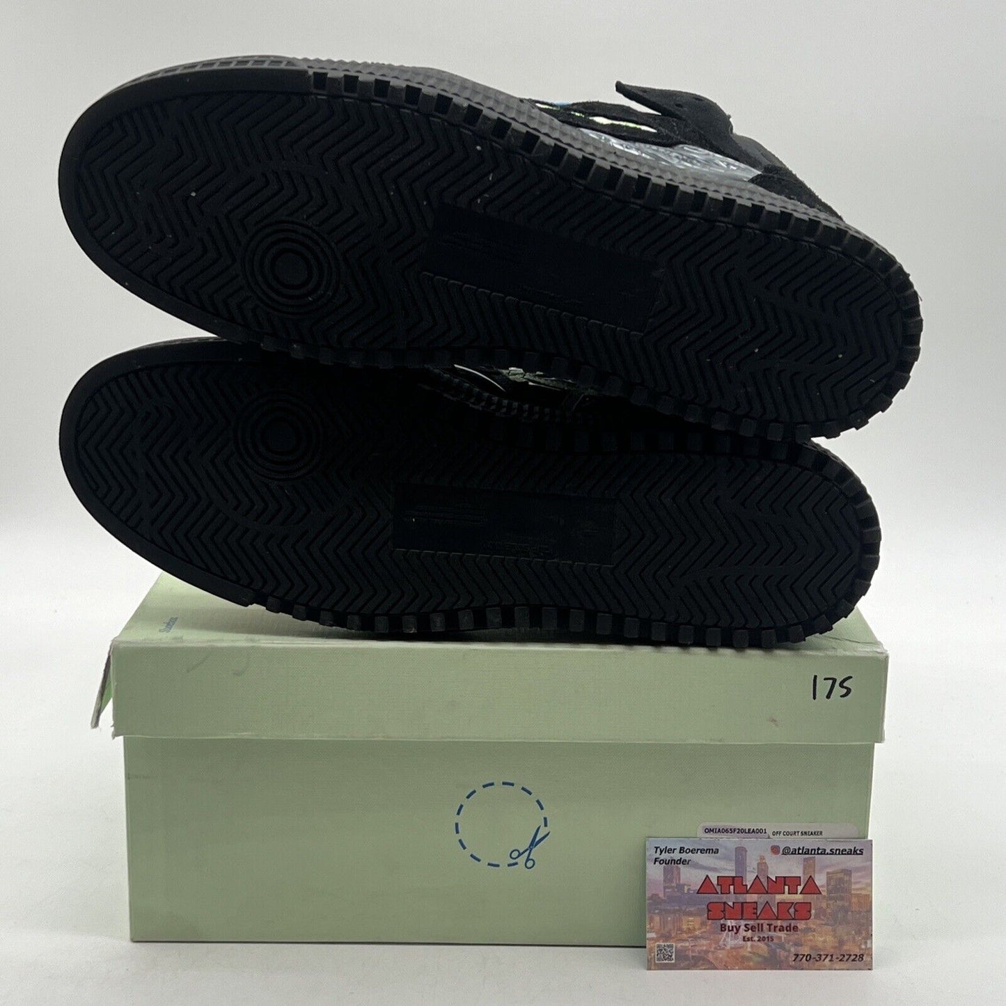 Size 11 - Off-White Off Court High Black Optical White (OMIA065F20LEA001)