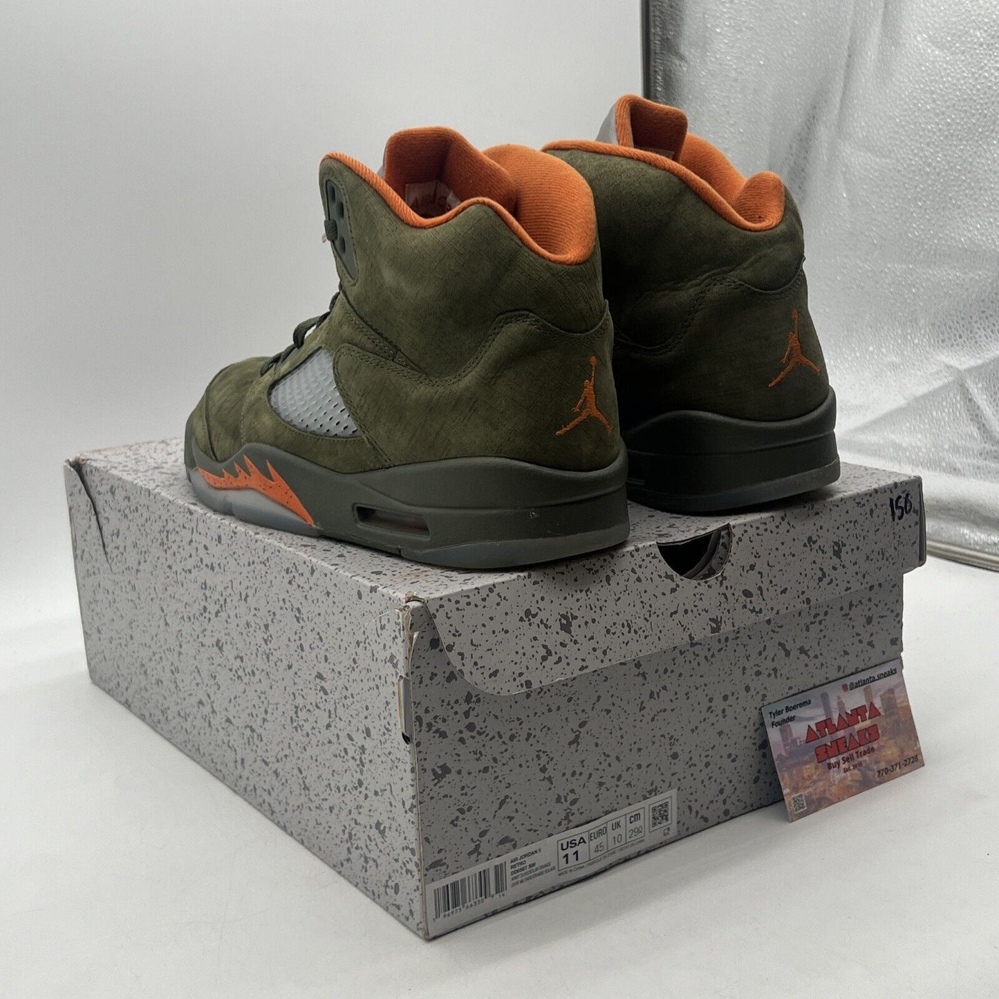 Size 11 - Air Jordan 5 Retro 2024 Olive Orange Icey (DD0587-308)