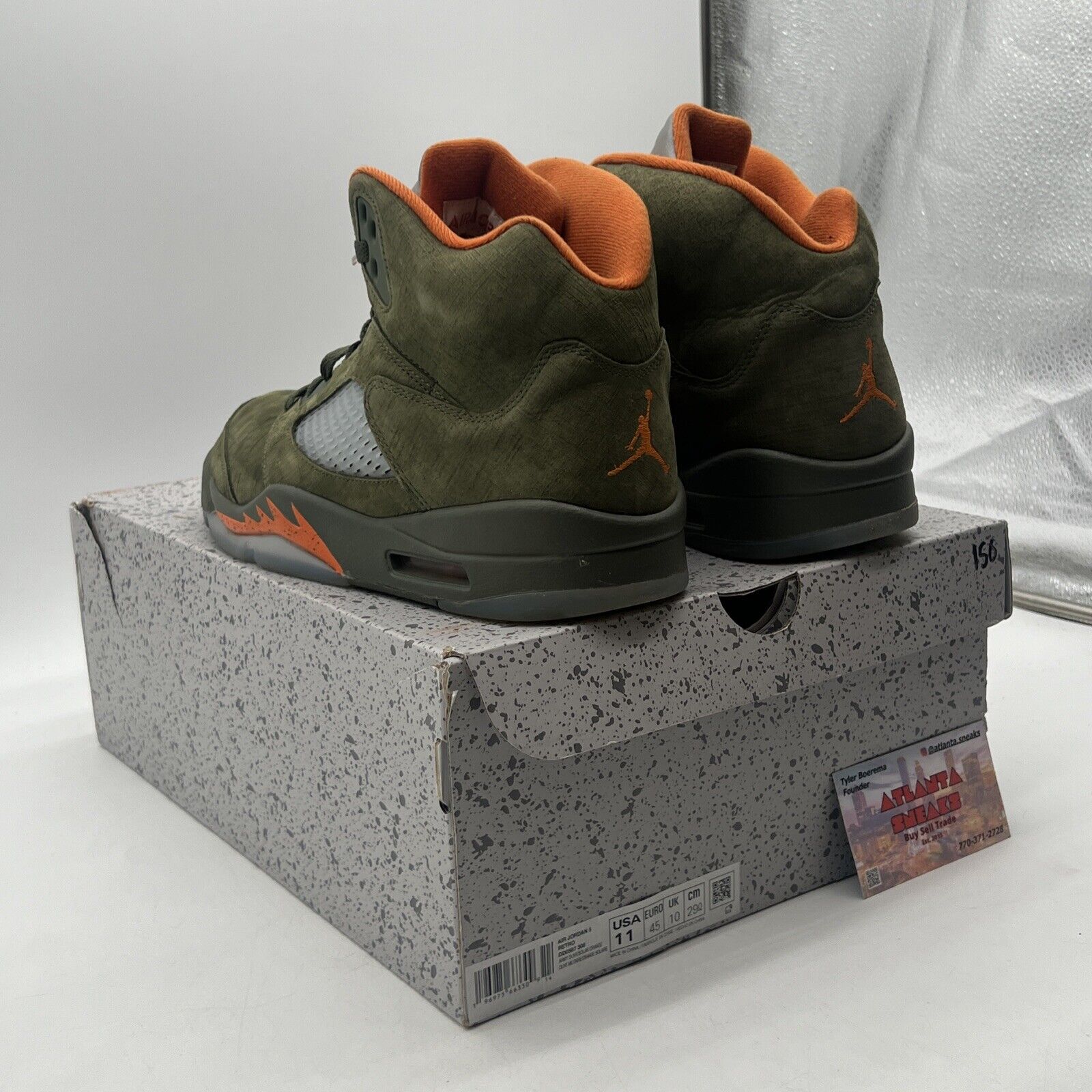 Size 11 - Air Jordan 5 Retro 2024 Olive Orange Icey (DD0587-308)