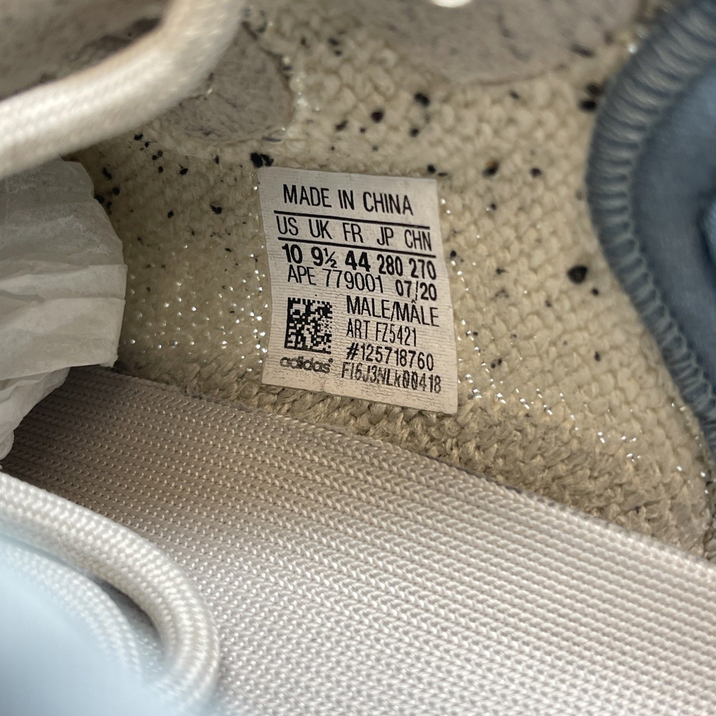 Size 10 - adidas Yeezy Boost 350 V2 Low Israfil Blue Grey Suede (FZ5421)
