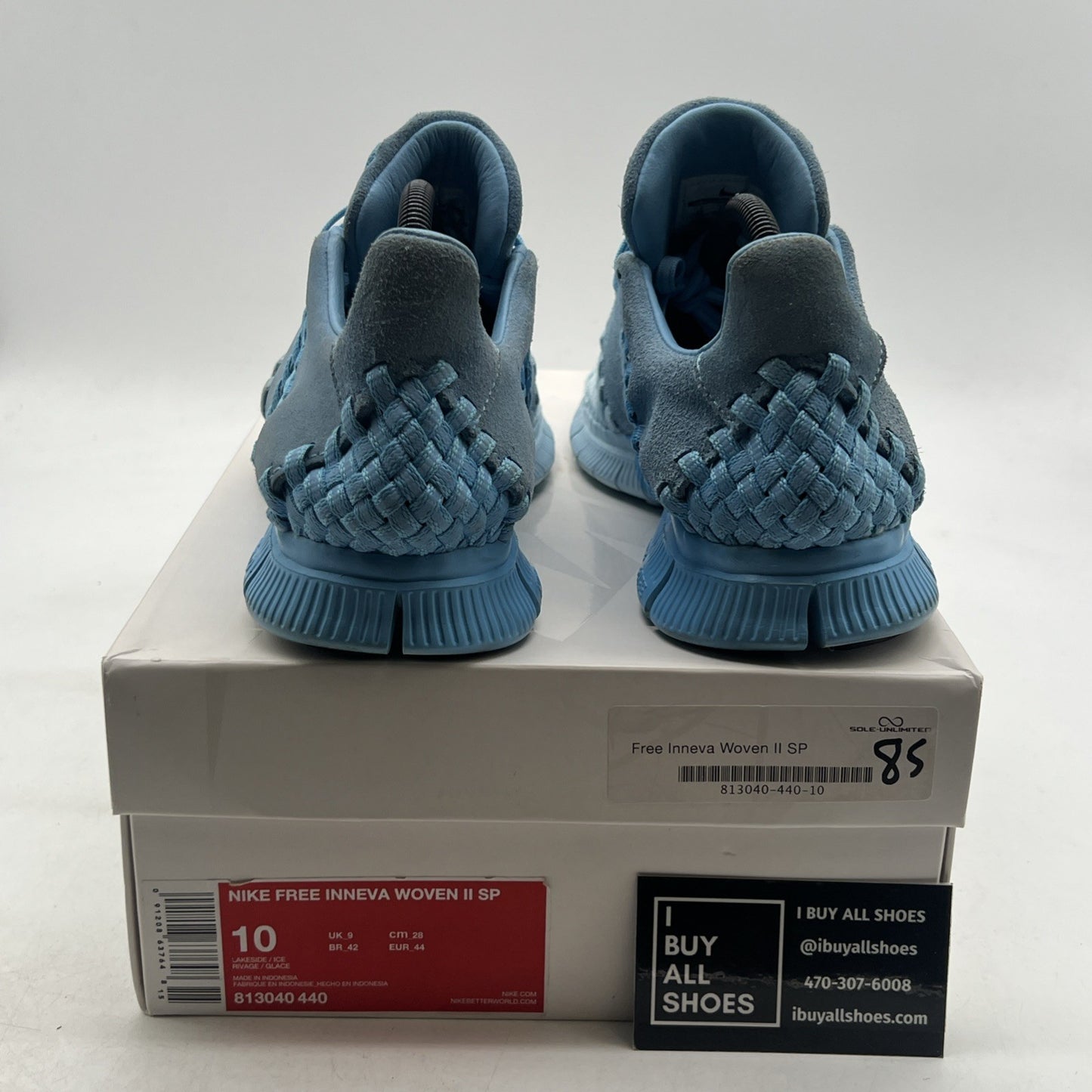 Size 10 - Nike Free Inneva Woven 2 SP Blue (813040-440)