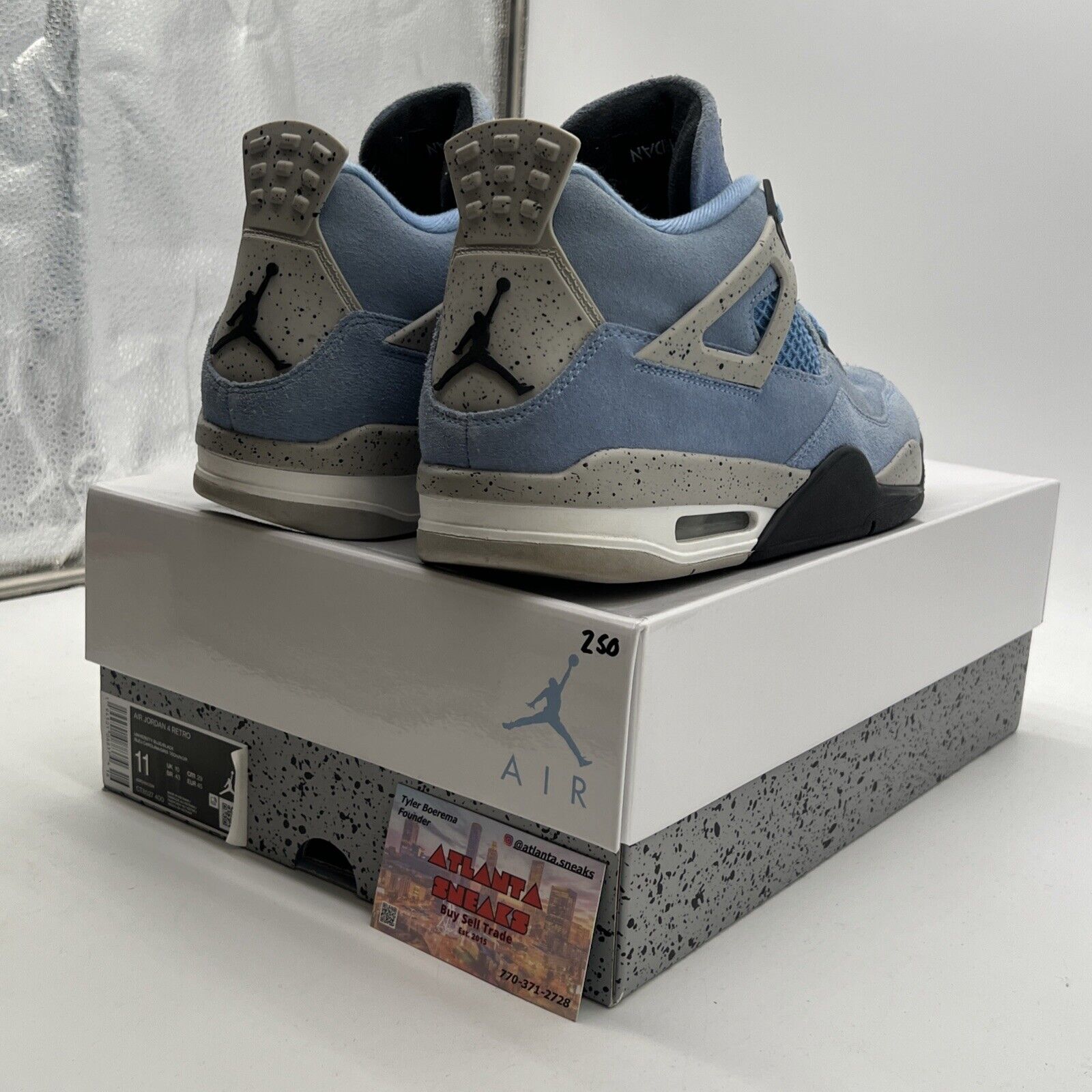 Size 11 - Air Jordan 4 Retro Mid University Blue (CT8527-400)