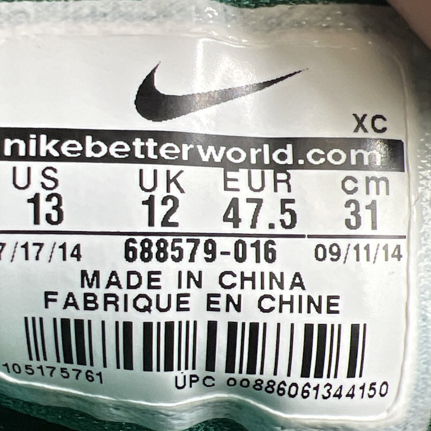 Size 13 - Nike Zoom Soldier 8 Prm Christmas (688579-016)