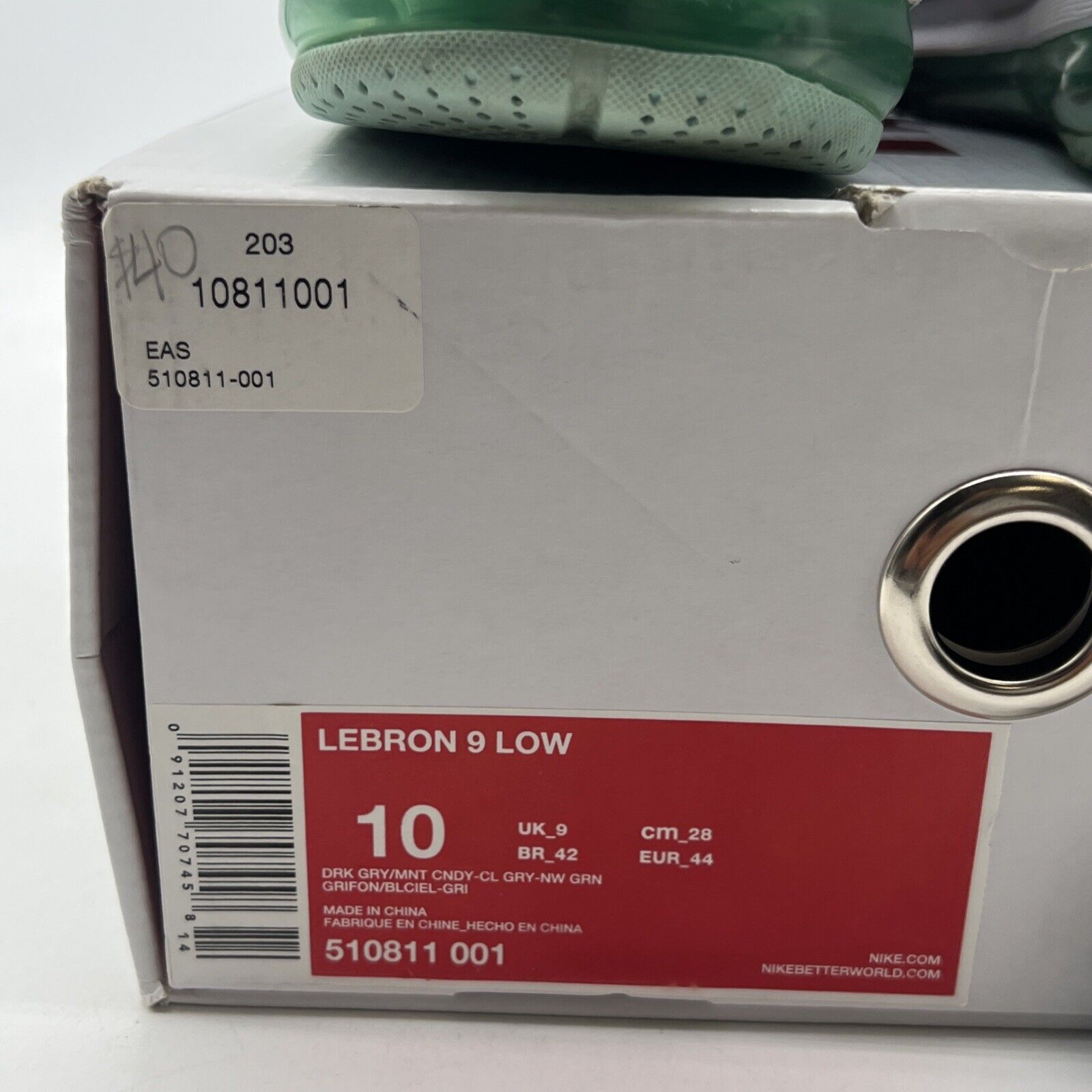 Size 10 - Nike LeBron 9 Low Easter (510811-001)