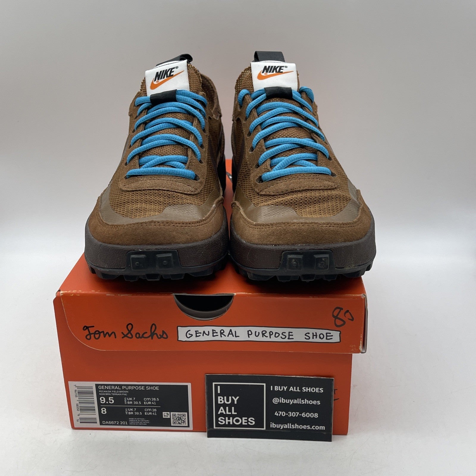 Size 9.5 - Nikecraft x Tom Sachs General Purpose Shoe Field Brown (DA6672-201)