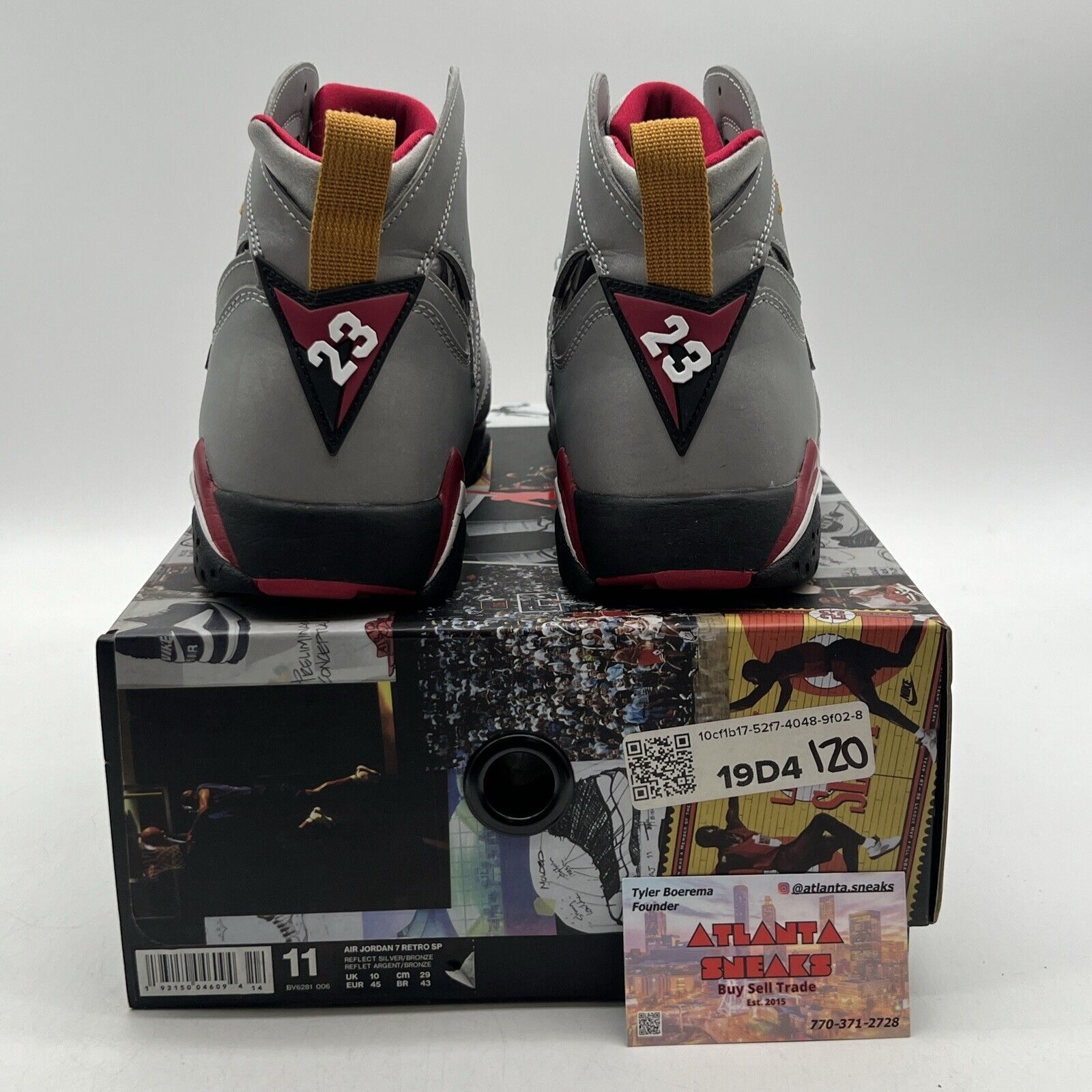 Size 11 - Air Jordan 7 Retro SP Reflections Of A Champion Grey Red (BV6281-006)