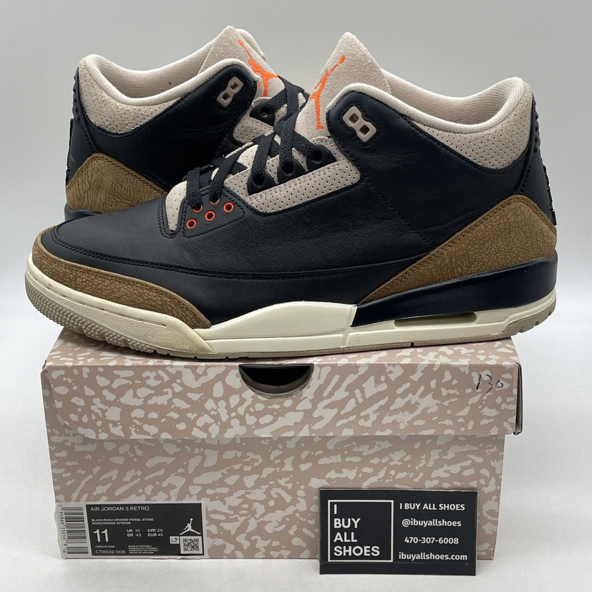 Size 11 - Air Jordan 3 Retro Mid Desert Elephant (CT8532-008)