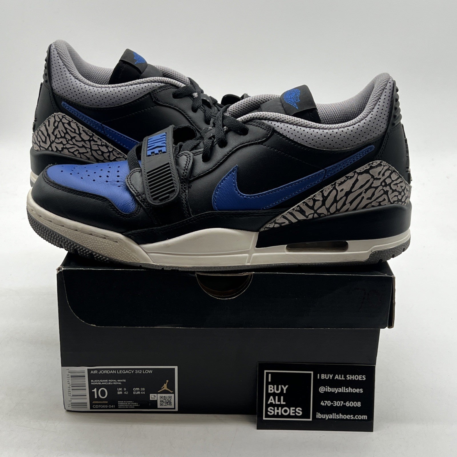 Size 10 - Jordan Legacy 312 Low Royal (CD7069-041)