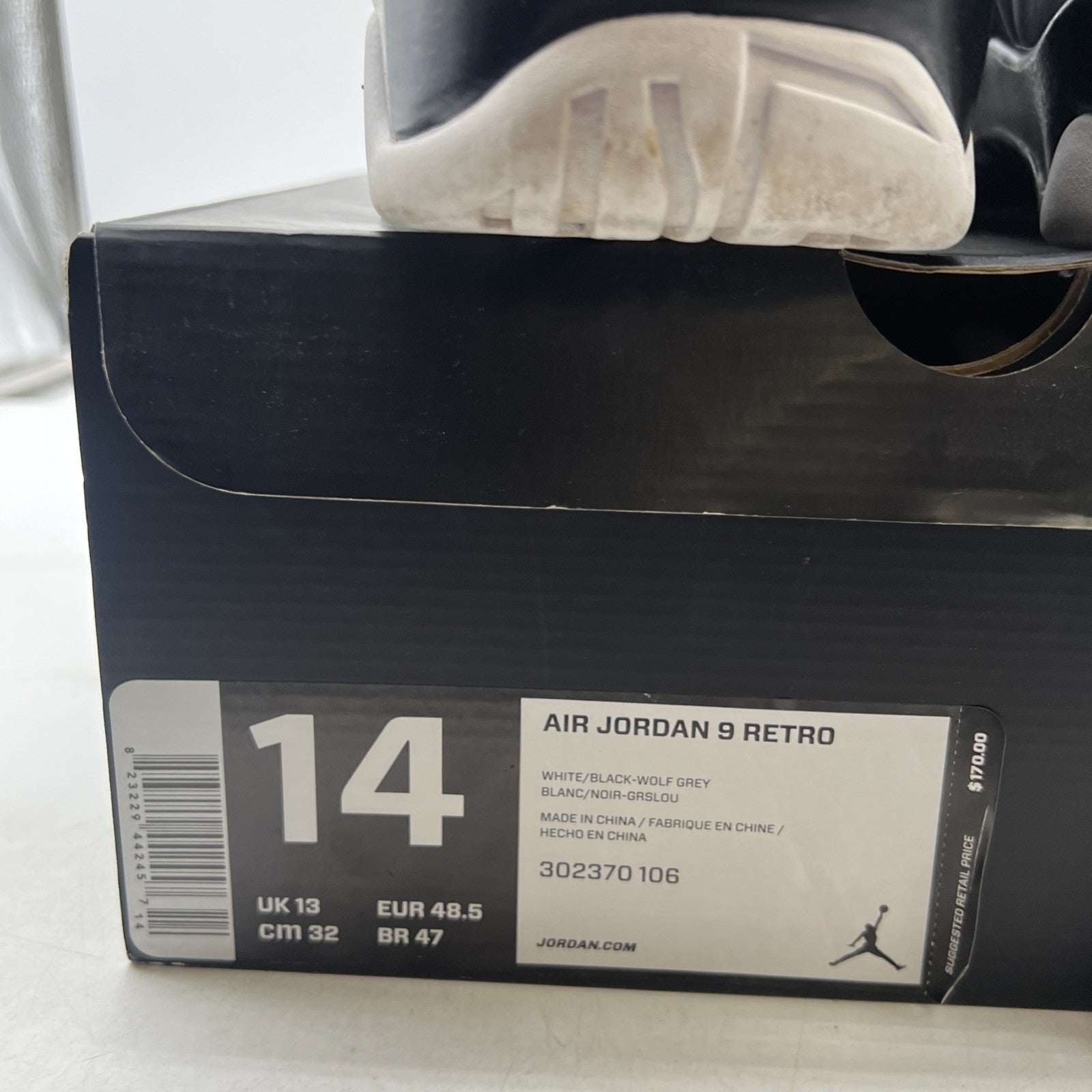 Size 14 - Air Jordan 9 Retro Barons (302370-106)