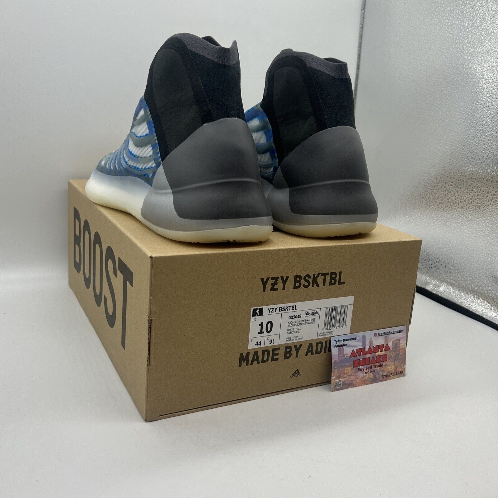 Size 10 - adidas Yeezy Basketball Frozen Blue Brand New Og All