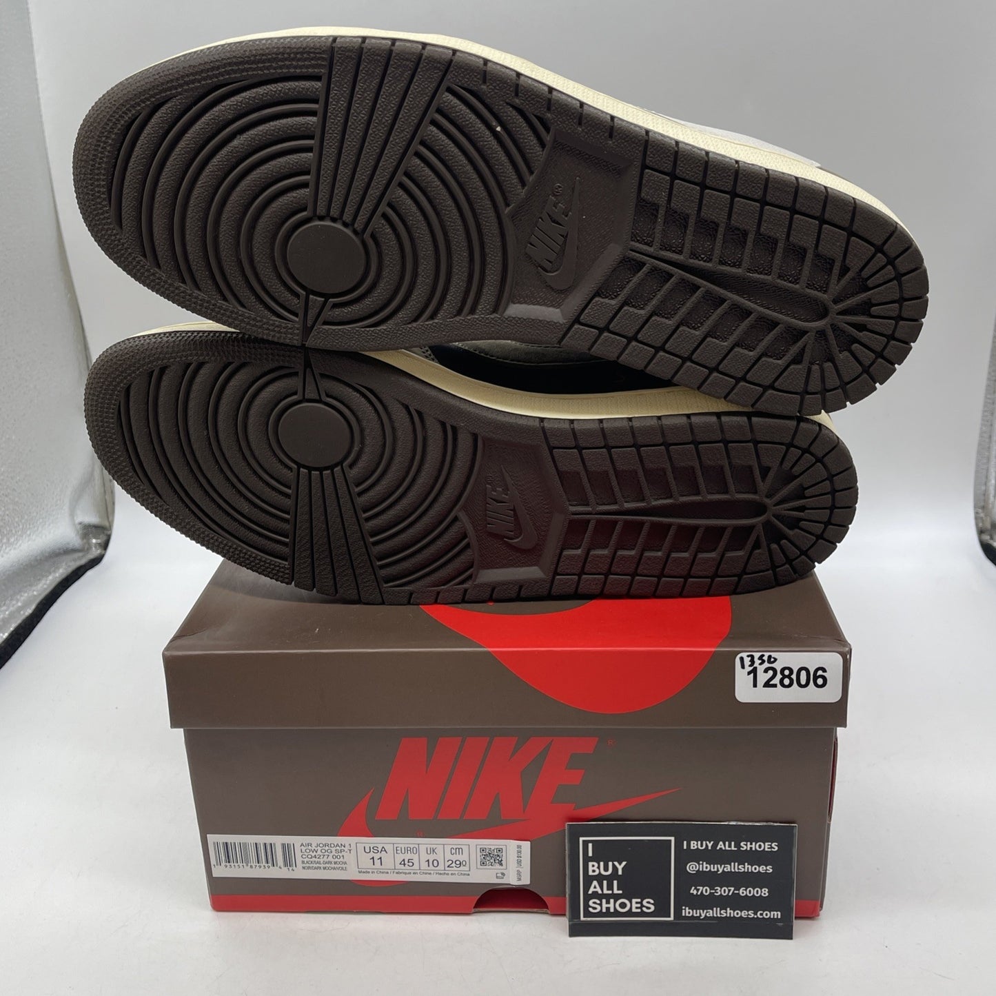 Size 11 - Air Jordan 1 x Travis Scott Low Mocha (CQ4277-001)