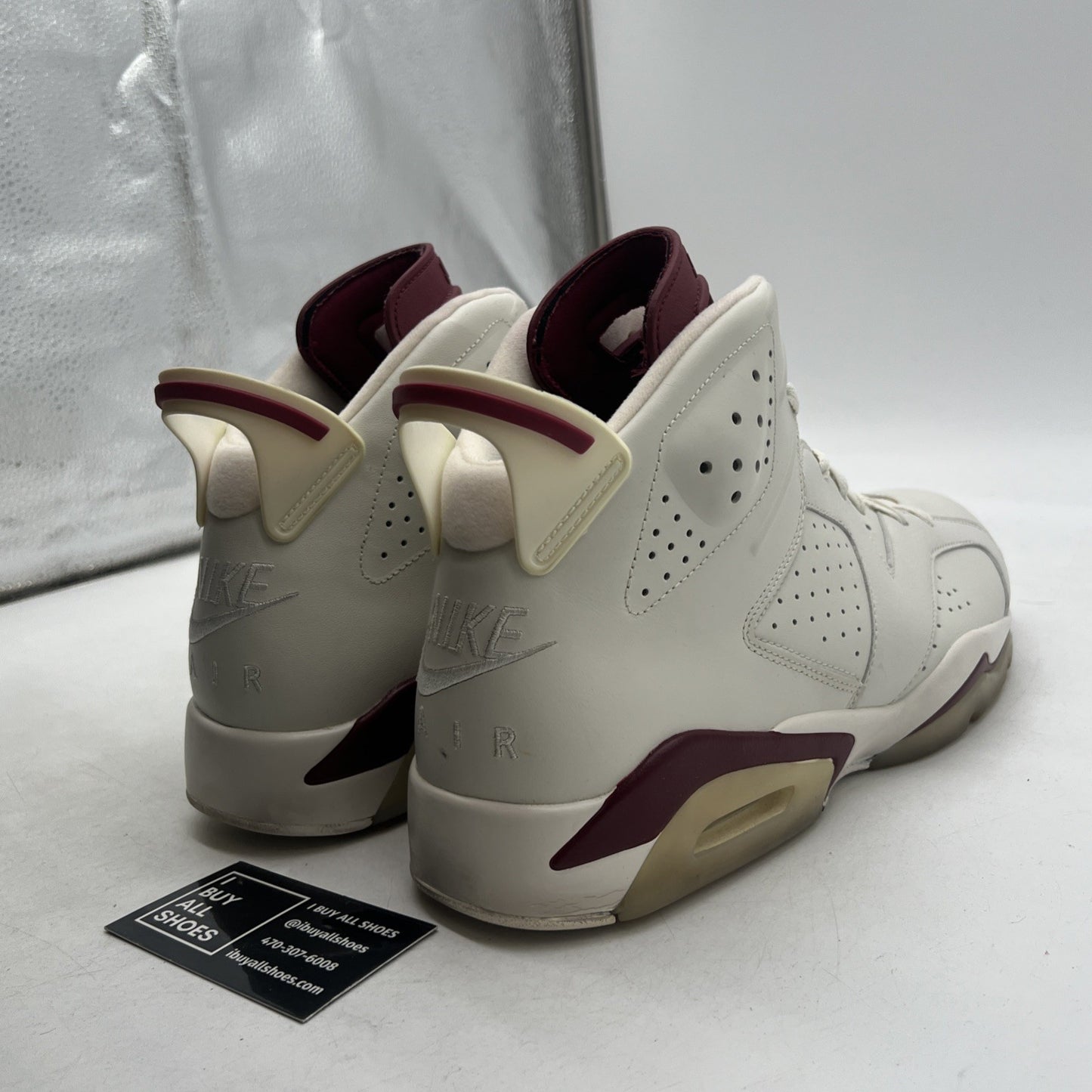 Size 14 - Air Jordan 6 Retro 2015 Maroon (384664-116)