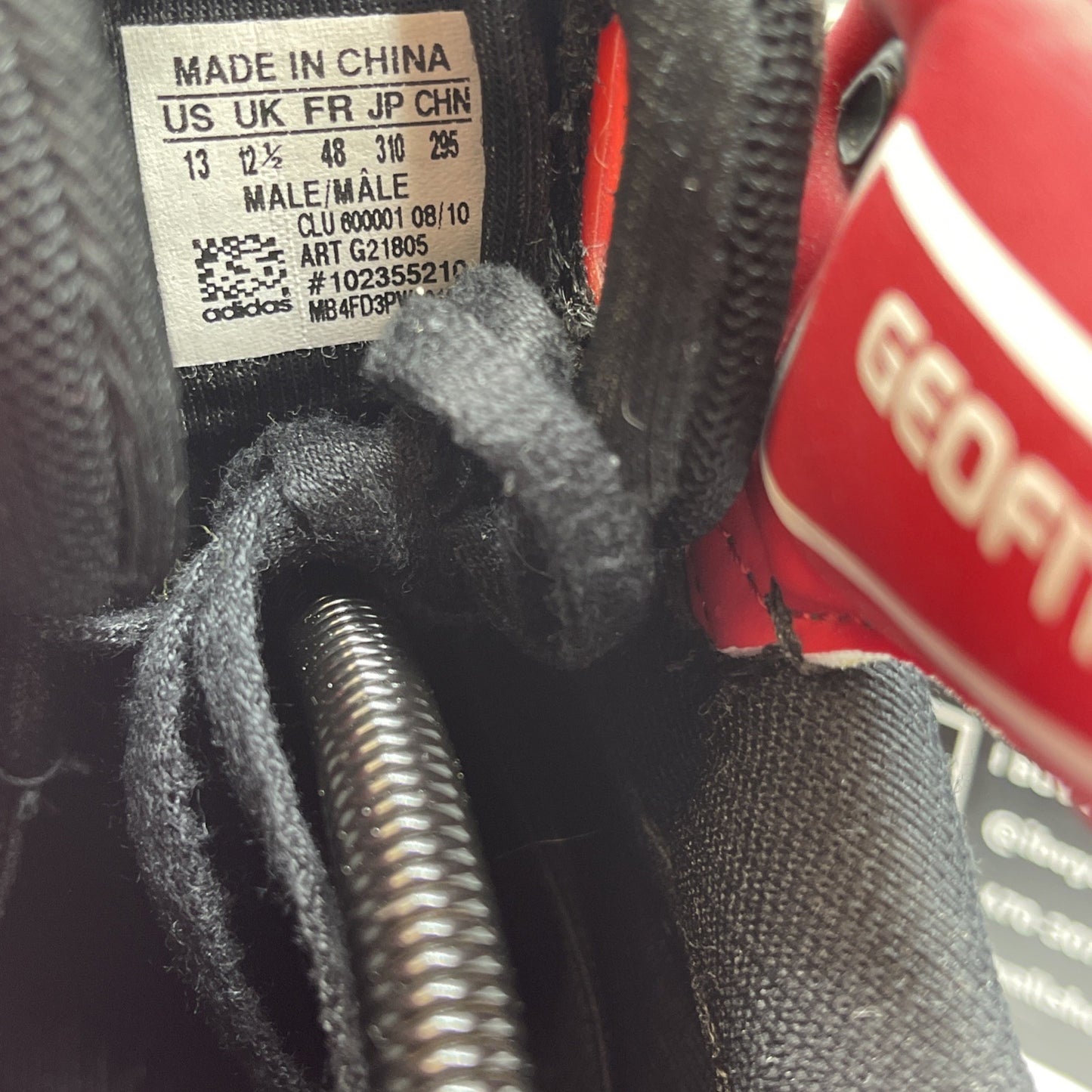 Size 13 - Adidas Adizero Rose Black (G21805)