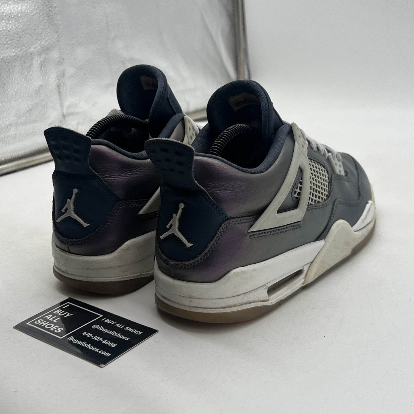 Size 7Y - Air Jordan 4 Retro Monsoon Blue (GS) Style (BQ9043-400)