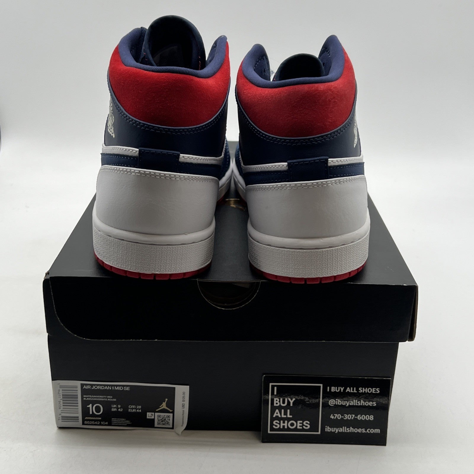 Size 10 - Air Jordan 1 SE Mid Olympic (852542-104)