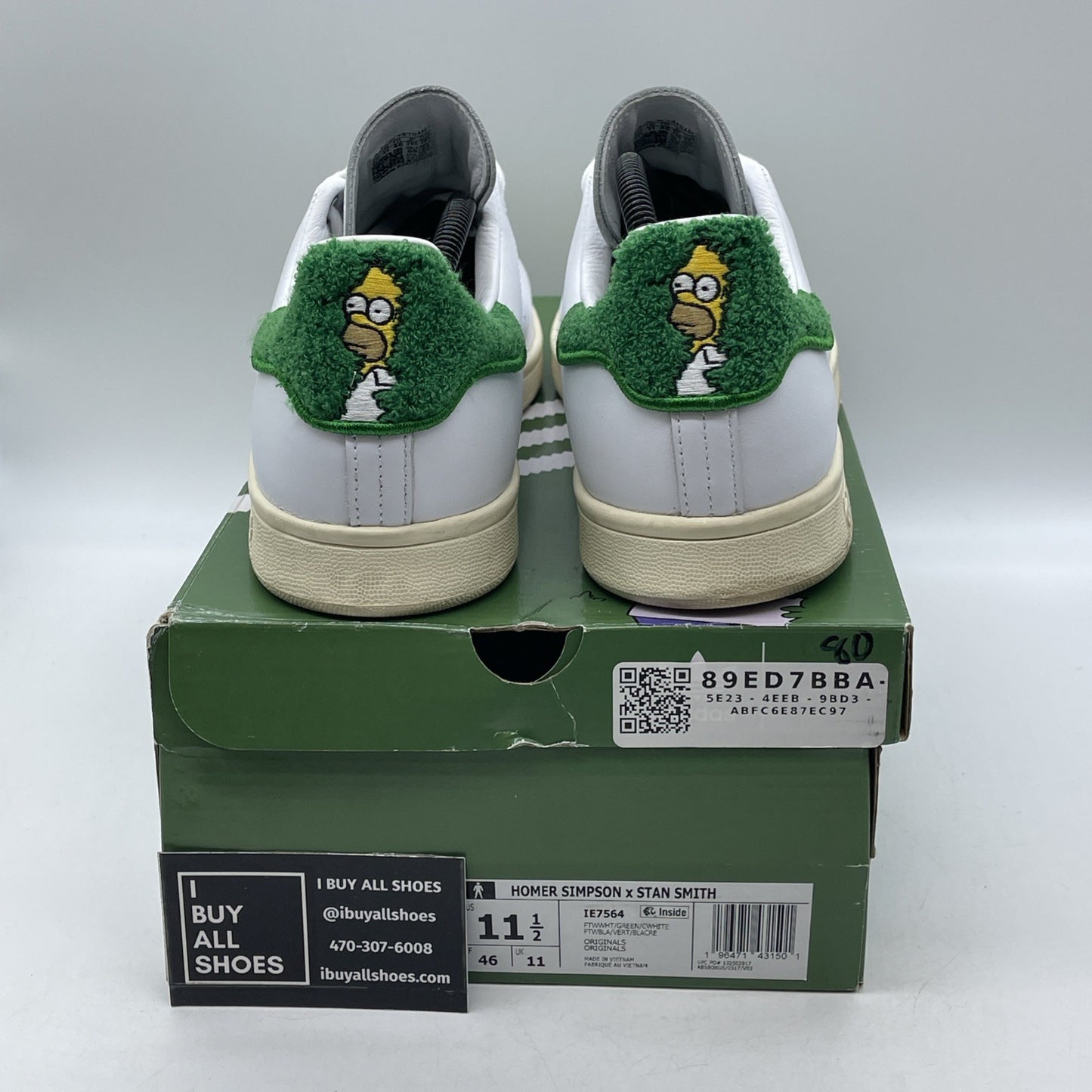 Size 11.5 - adidas The Simpsons x Stan Smith Homer Simpson (IE7564)