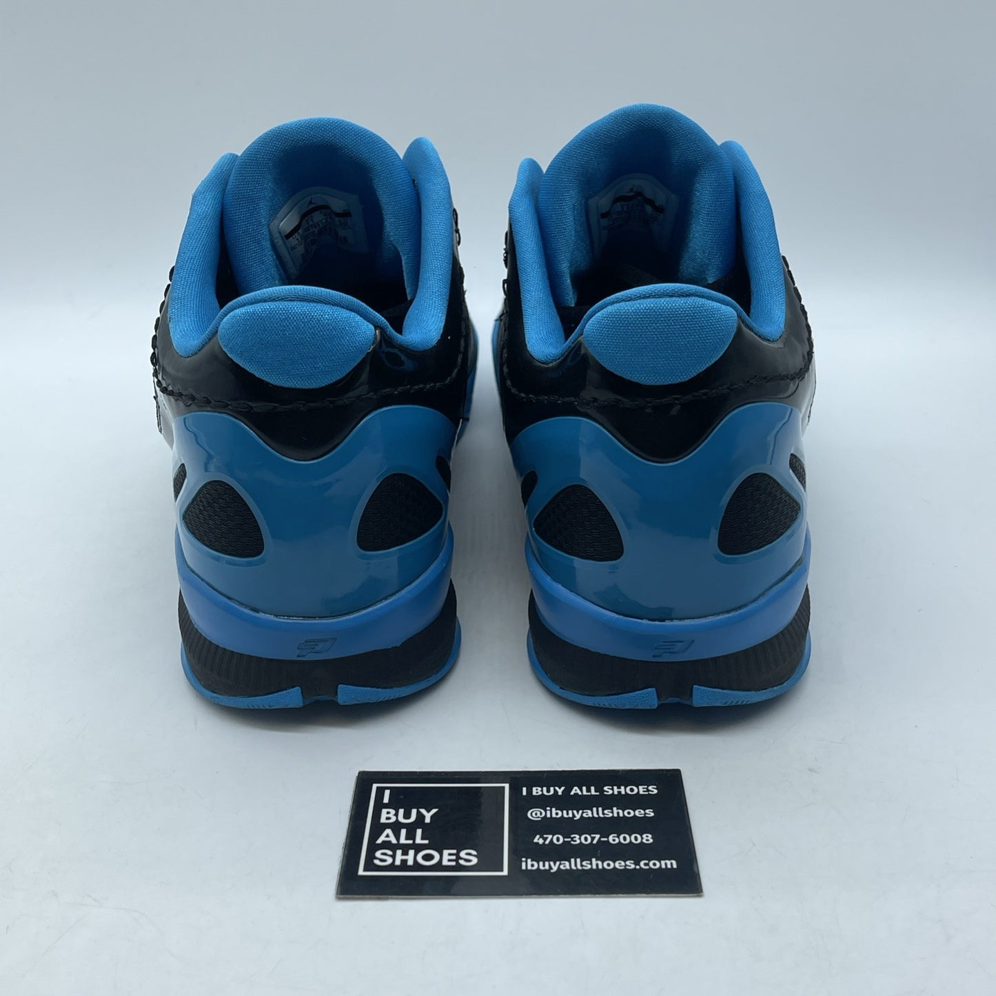 Size 12 - Jordan CP 2 Quick Black Orion Blue Black Blue (467821-015)