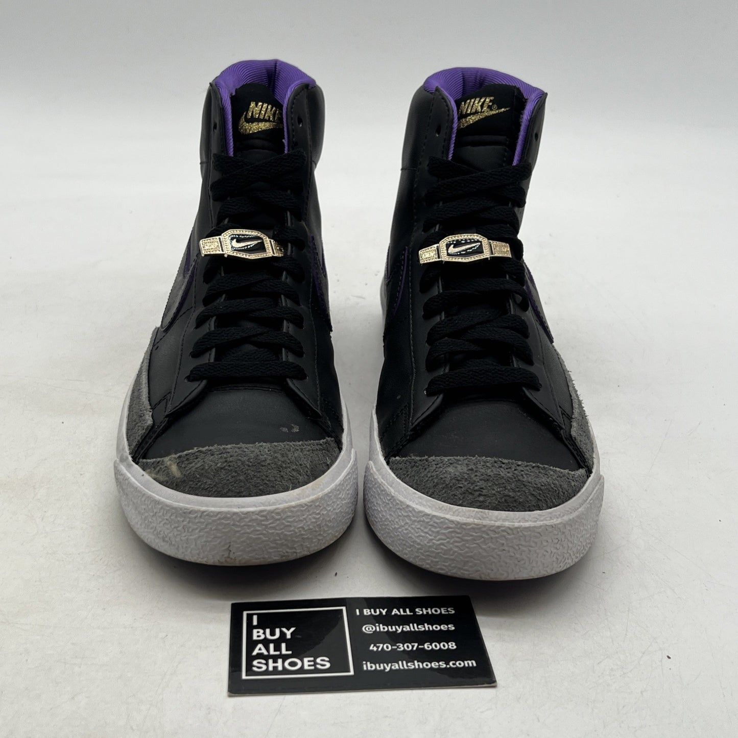 Size 9.5 - Nike Blazer '77 EMB Mid World Champ - Black (DQ8767-001)