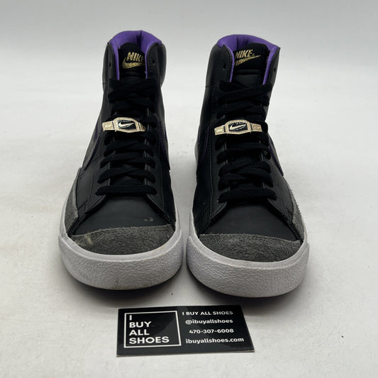 Size 9.5 - Nike Blazer '77 EMB Mid World Champ - Black (DQ8767-001)