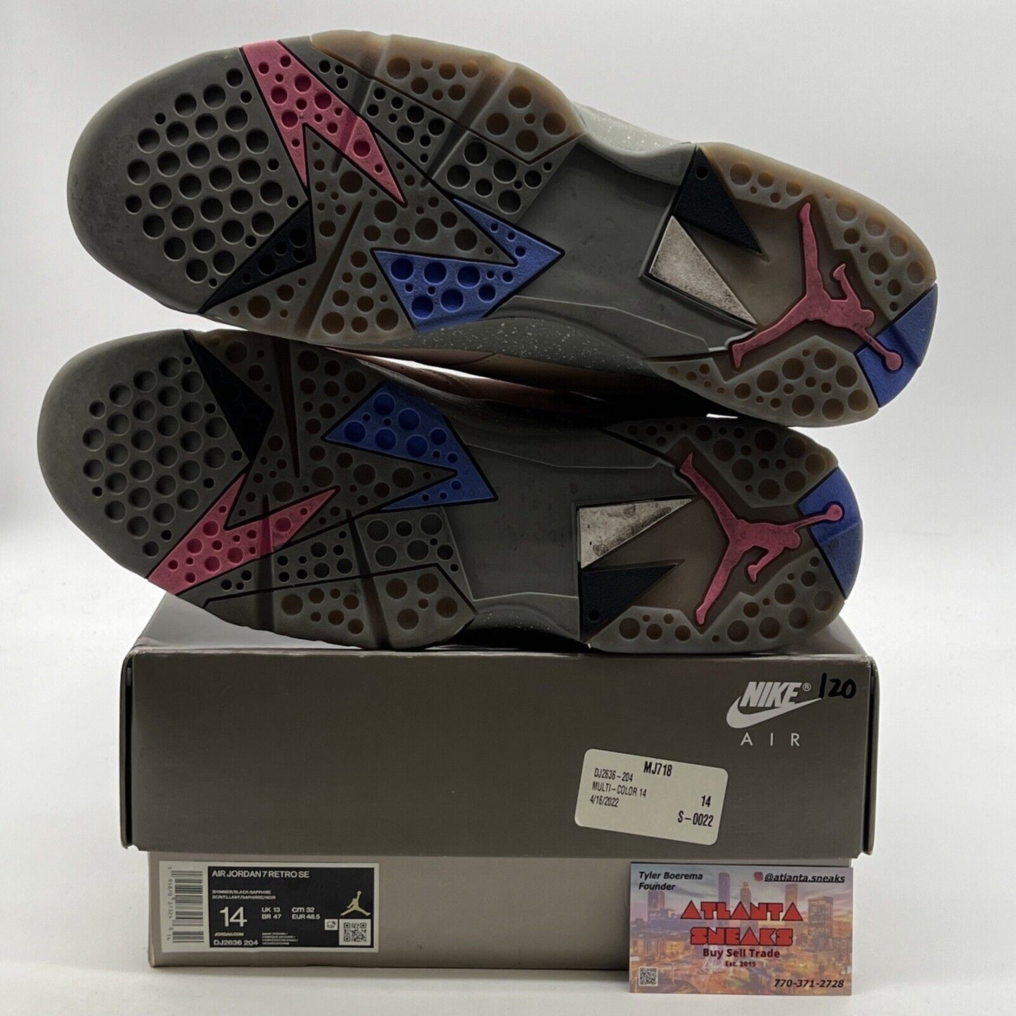 Size 14 - Air Jordan 7 Retro SE Sapphire (DJ2636-204)