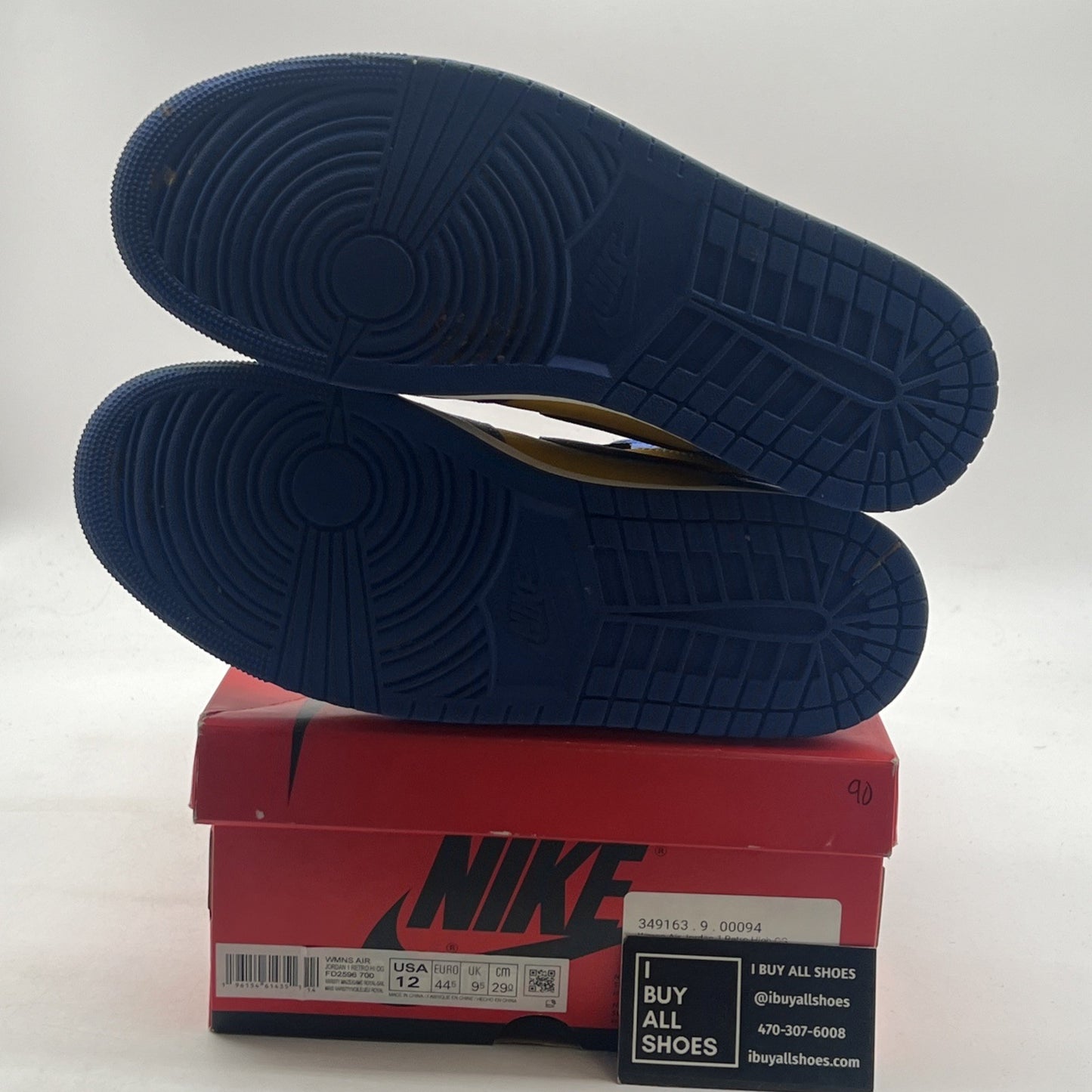 Size 12 - Air Jordan 1 Retro OG High Reverse Laney W (FD2596-700)
