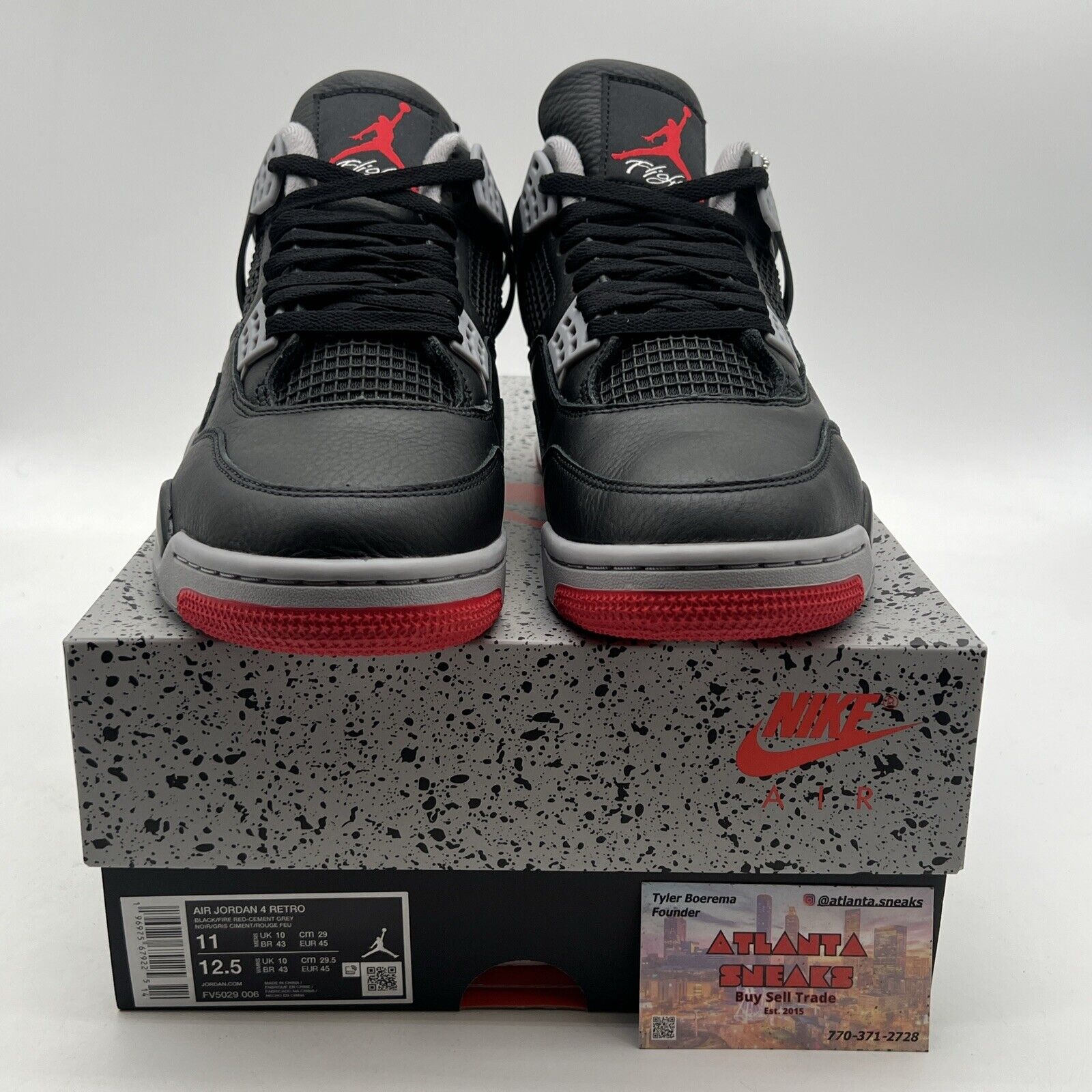 Size 11 - Air Jordan 4 Retro Bred Reimagined (FV5029-006)