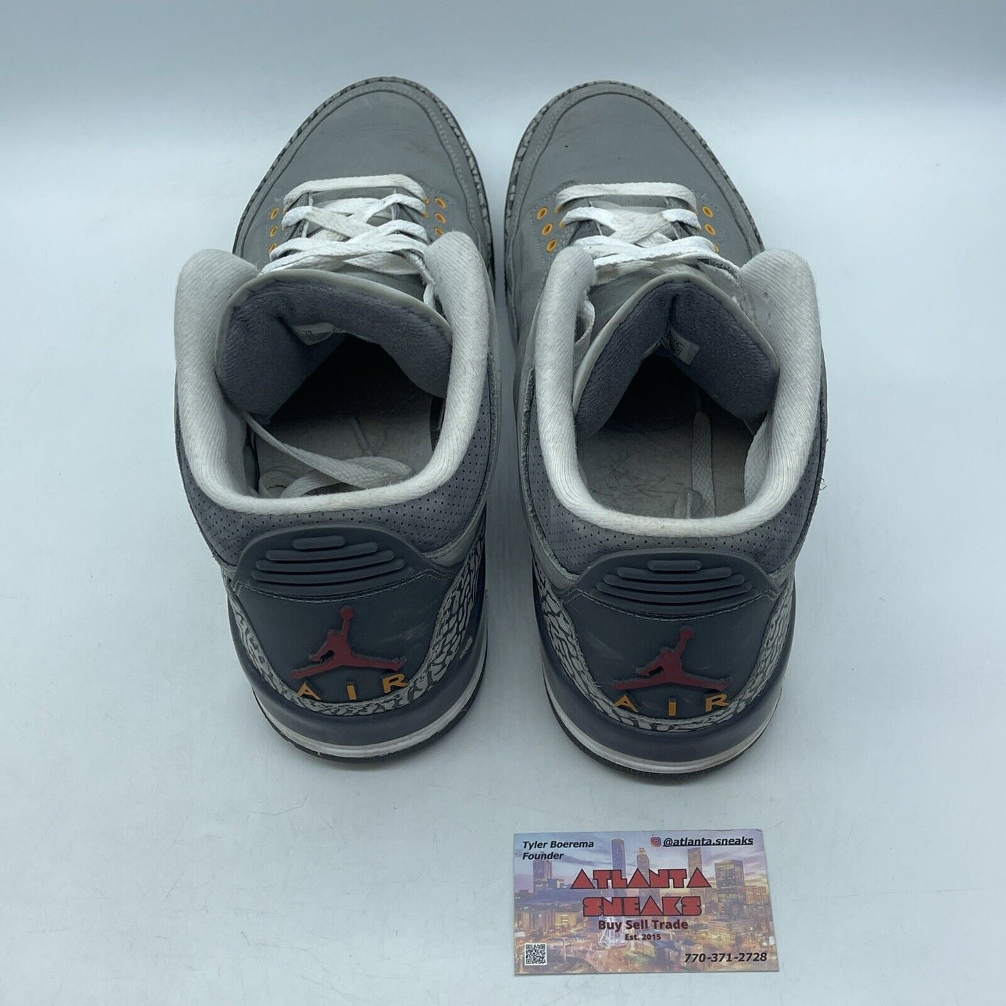 Size 13 - Jordan 3 Retro Mid Cool Grey White Black Red Orange (CT8532-012)