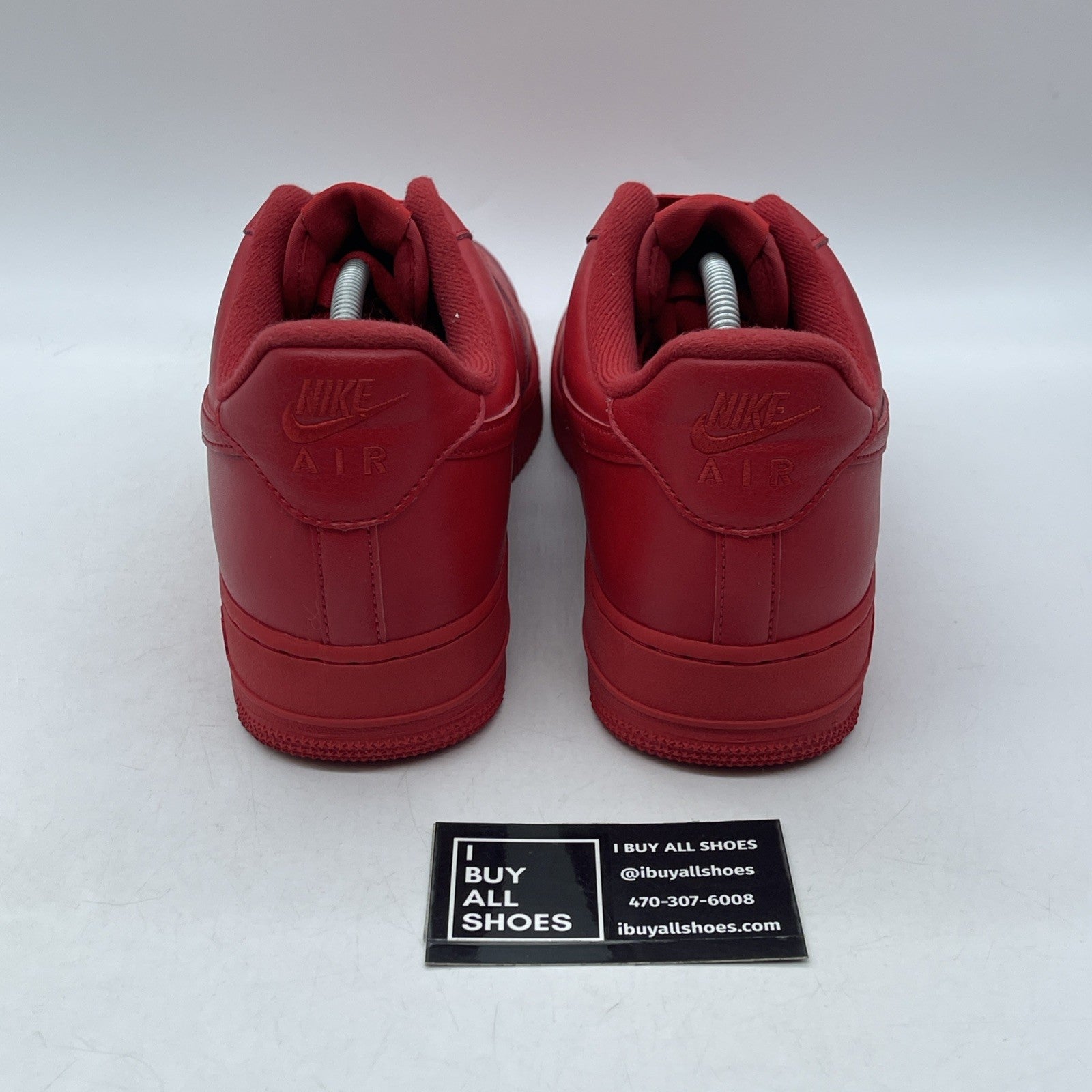 Size 11.5 - Nike Air Force 1 Low Triple Red Leather (CW6999-600)