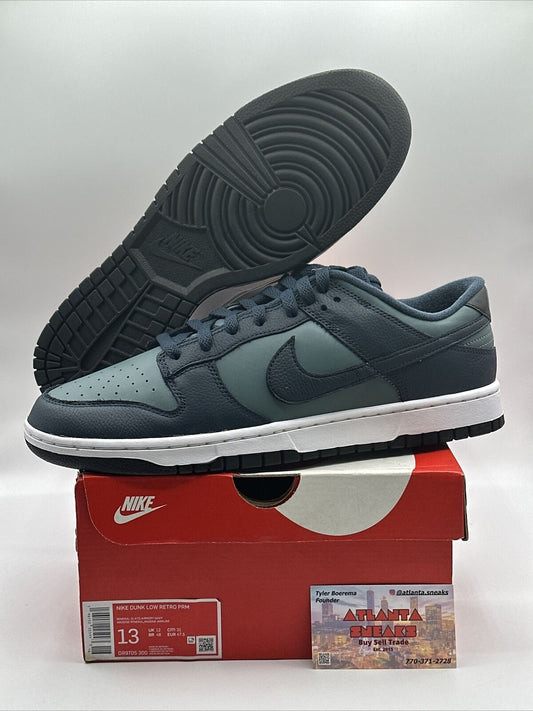 Nike Dunk Low Retro PRM / Armory Navy / Men’s Size 13 / DR9705 300