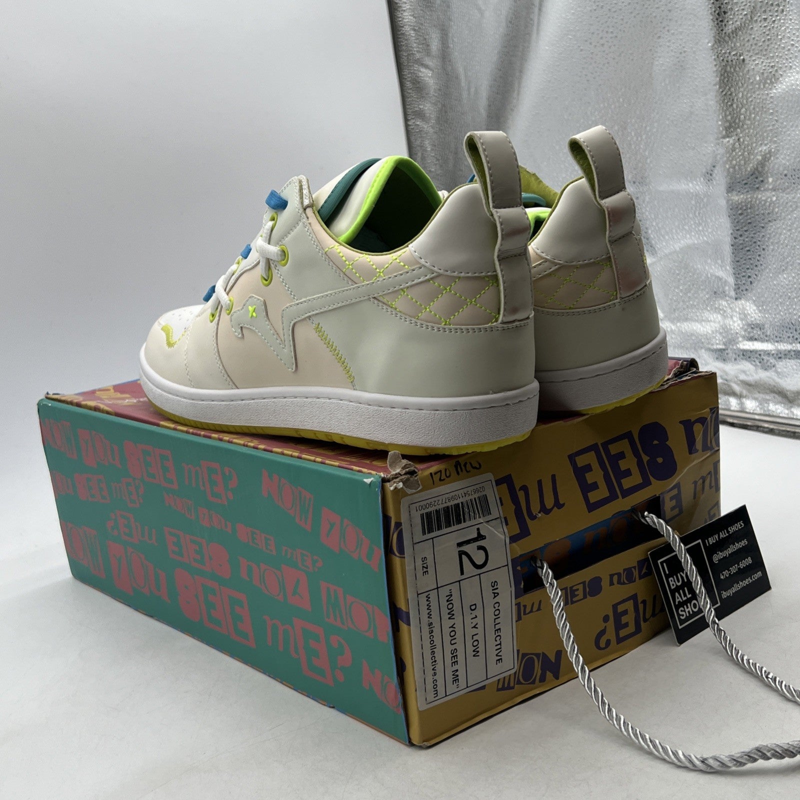 Size 12 - SIA Collective “Now You See Me” D.1.Y. Low Shoes Beige