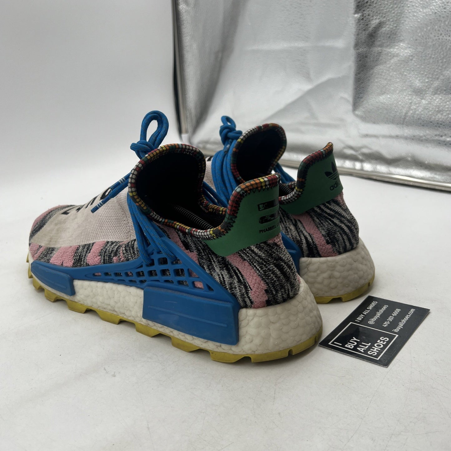 Size 14 - adidas Pharrell x NMD Human Race Trail Solar Pack (BB9531)
