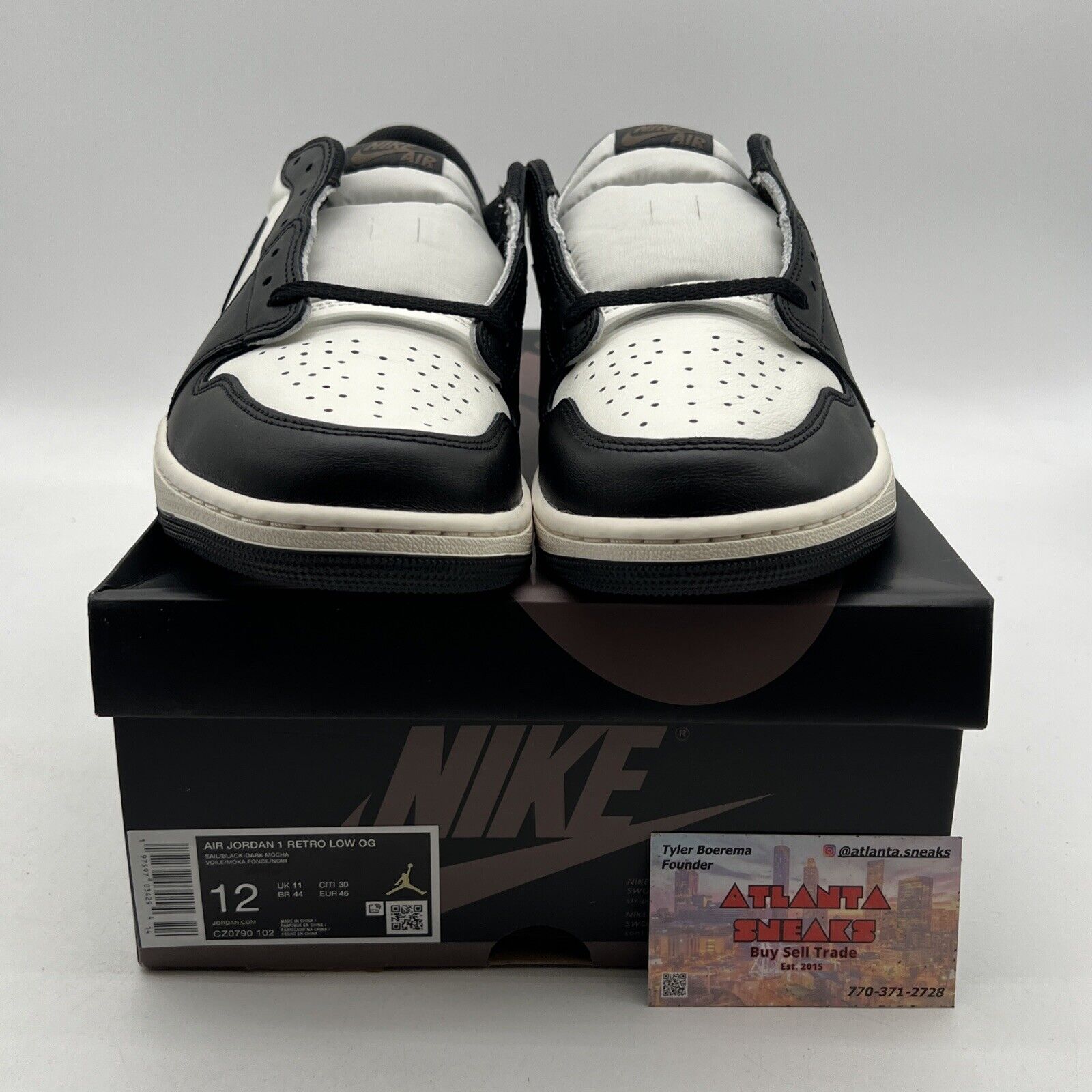 Size 12 - Air Jordan 1 Retro OG Low Mocha (CZ0790-102)