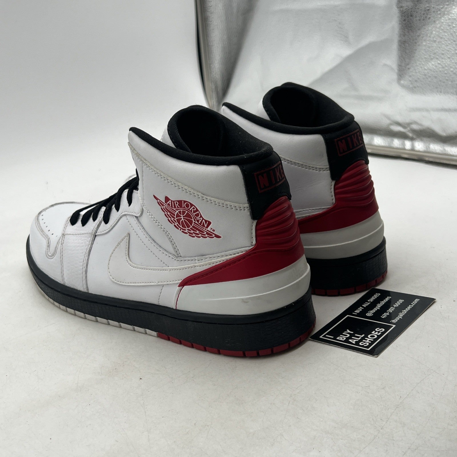 Size 11.5 - Air Jordan 1 Retro 86 White Gym Red (644490-101)