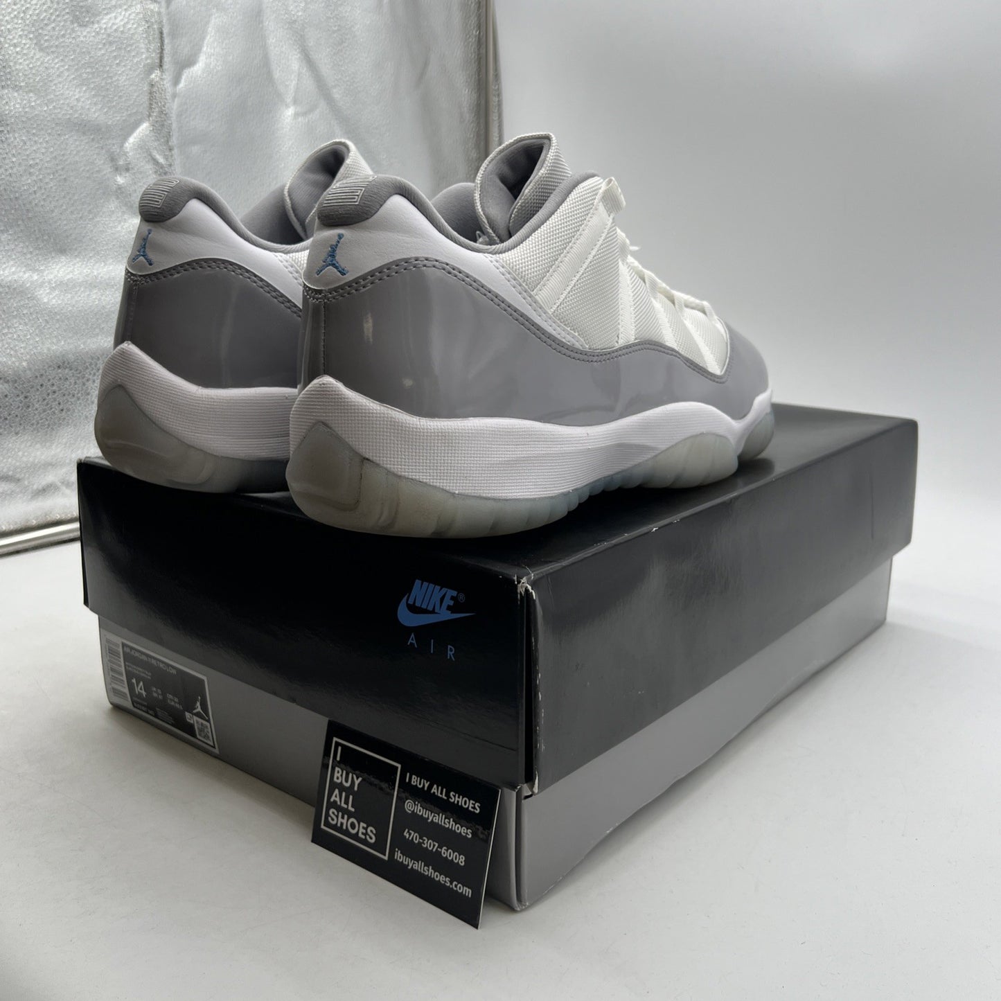 Size 14 - Air Jordan 11 Retro Low Cement Grey (AV2187-140)