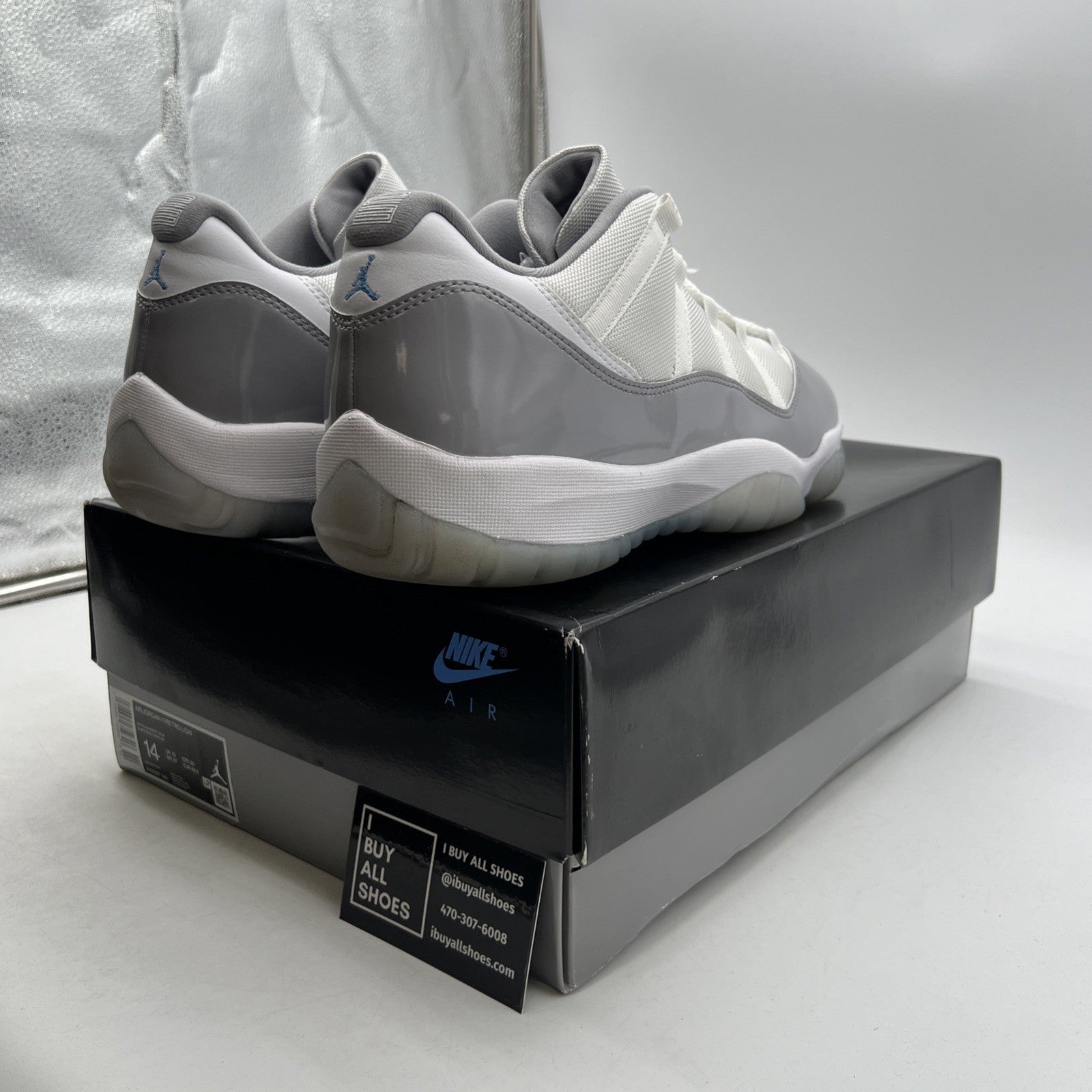 Size 14 - Air Jordan 11 Retro Low Cement Grey (AV2187-140)