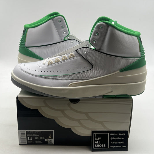 Size 14 - Air Jordan 2 Retro Lucky Green (DR8884-103)