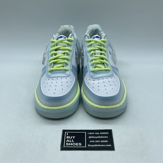 Size 7.5W - Serena Williams Design Crew x Nike Air Force 1 '07 Psychic Blue