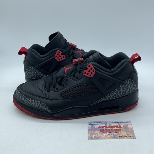 Size 10 - Nike Air Jordan Spizike 'Bred' Black Leather Grey Suede (FQ1759-006)