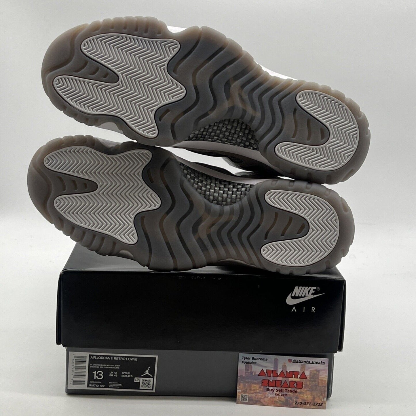 Size 13 - Air Jordan 11 Retro IE Low Light Orewood Brown (919712-102)