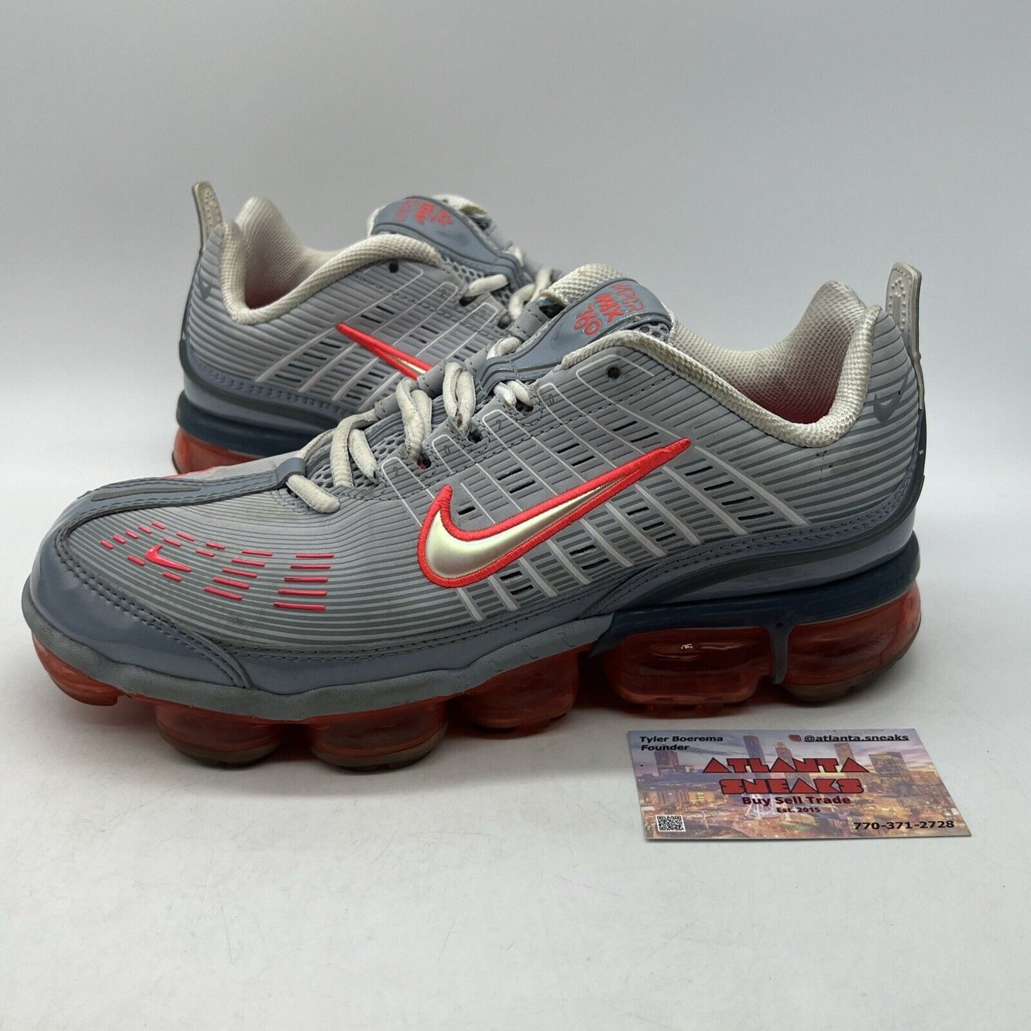 Size 10.5 - Nike Air VaporMax 360 Grey Flash Crimson (CK9671-002)