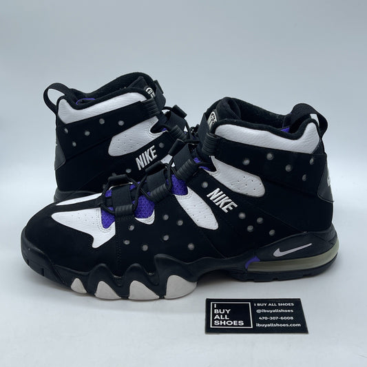 Size 13 - Nike Air Max 2 CB 94 2009 Black Purple White Suede Leather (305440-012