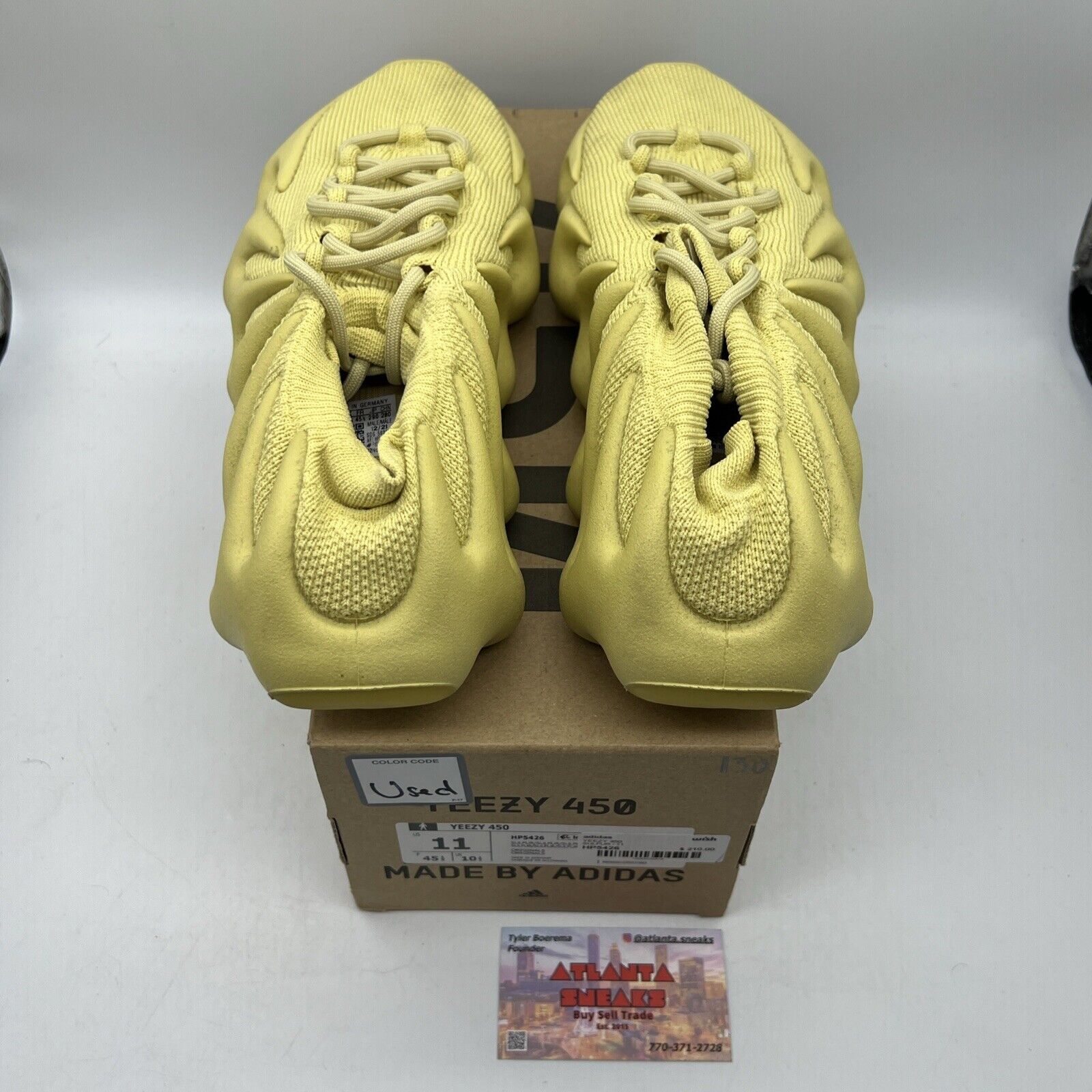 Size 11 - adidas Yeezy 450 Sulfur (HP5426)