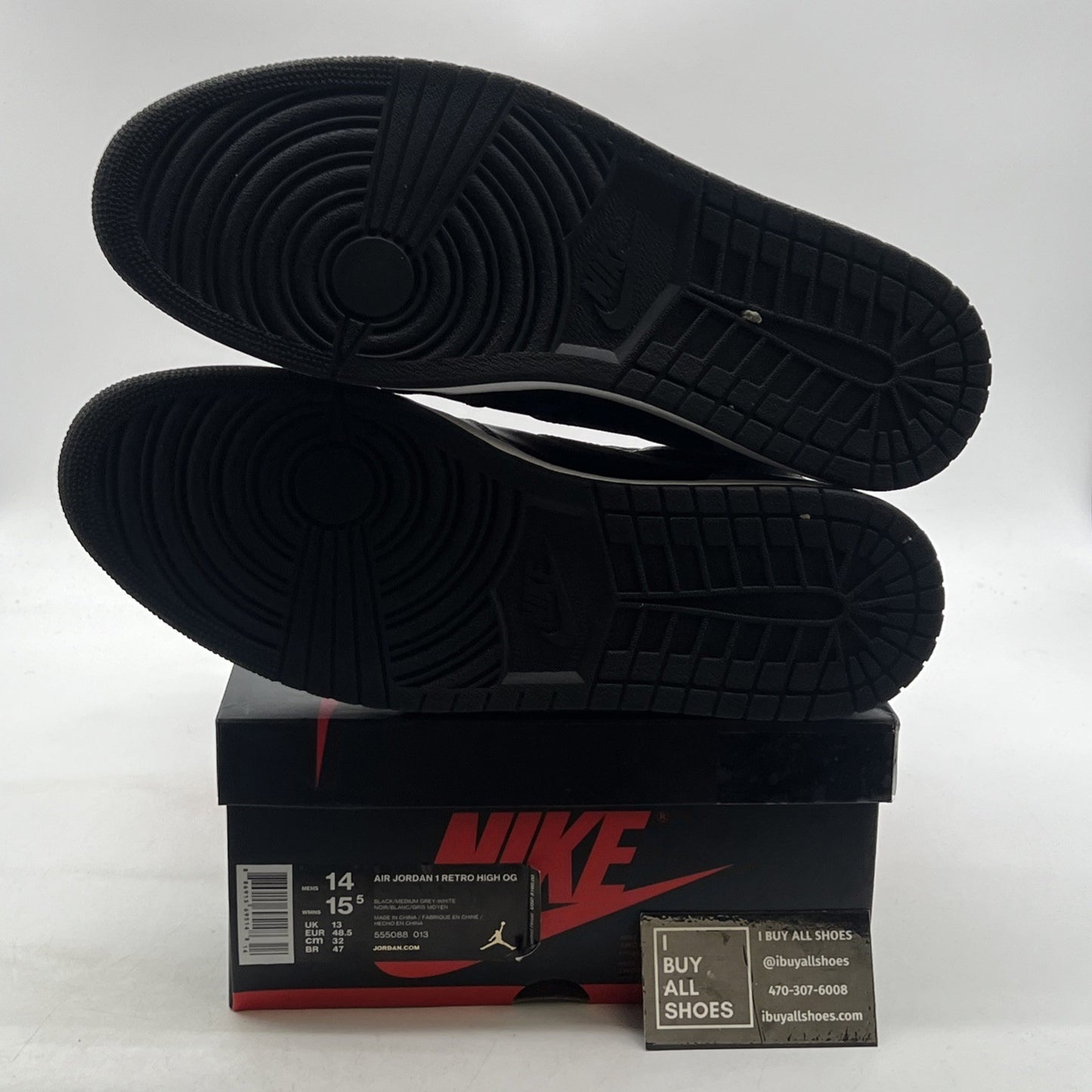Size 14 - Air Jordan 1 Retro OG High Shadow (555088-013)