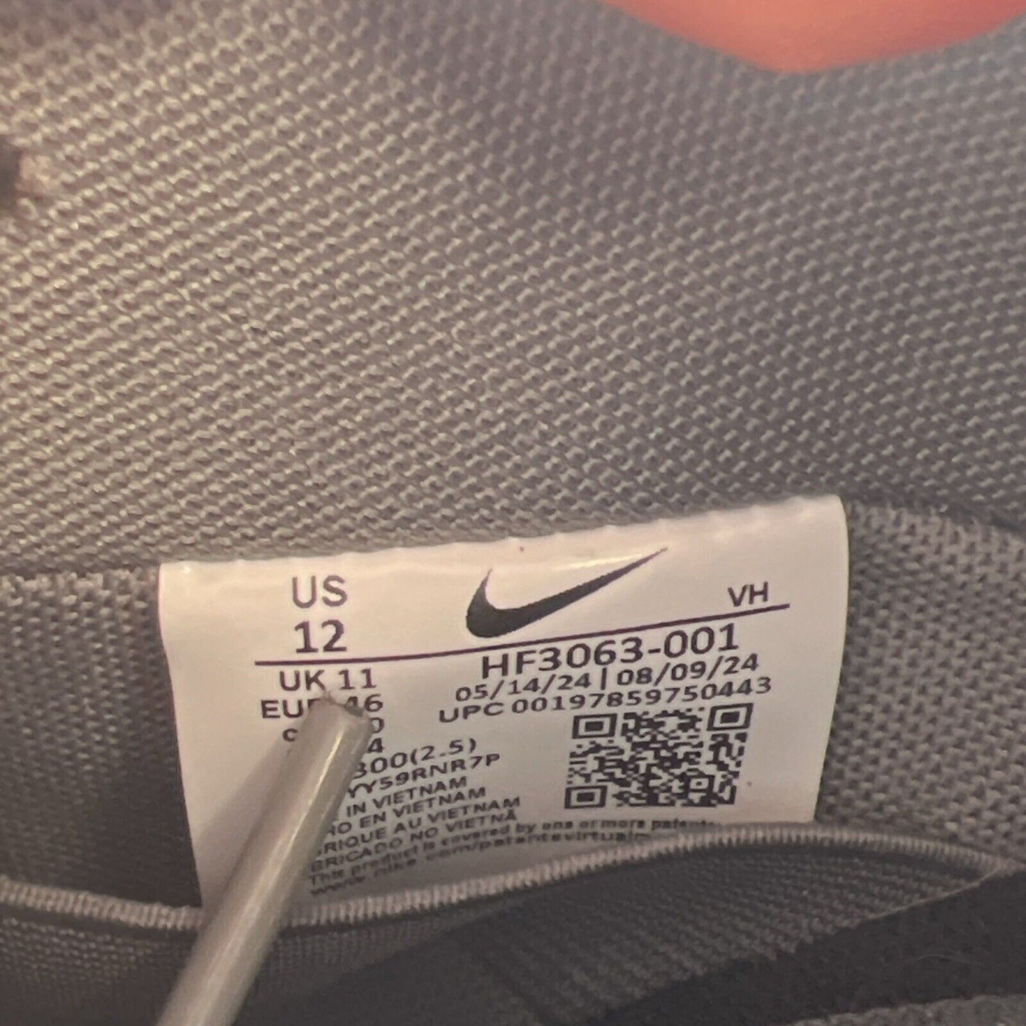 Size 12 - Nike Dunk SB Low Dark Smoke Grey (HF3063-001)