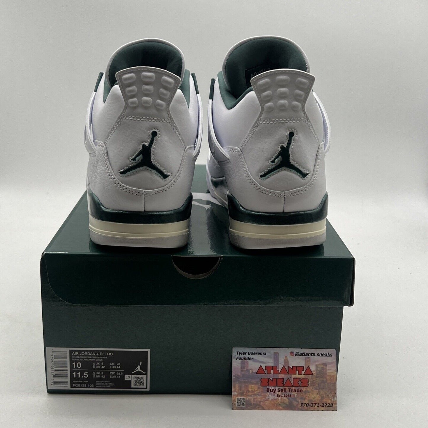 Size 10 - Air Jordan 4 Retro Oxidized Green (FQ8138-103)