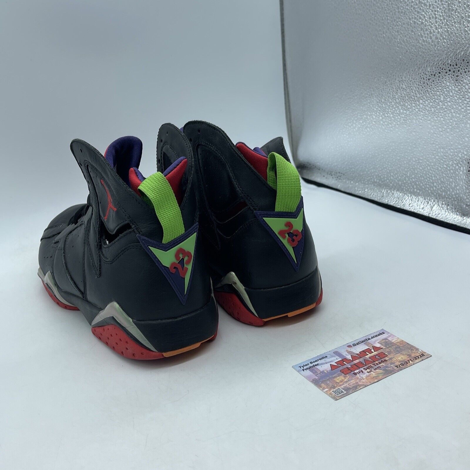 Size 10 - Air Jordan 7 Retro Marvin the Martian Red Green Black (304775-029)