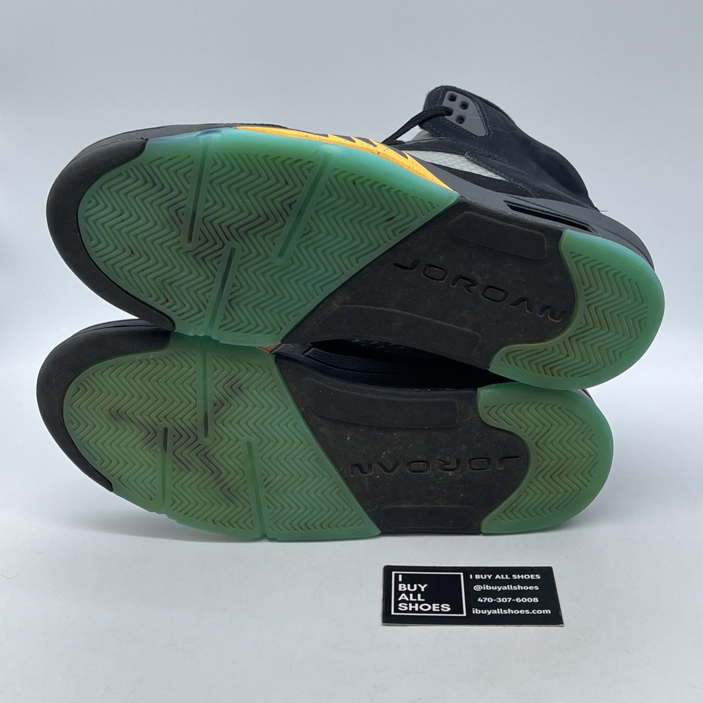 Size 11.5 - Jordan 5 Retro Mid Aqua Black Blue Yellow Suede (DD0587-047)
