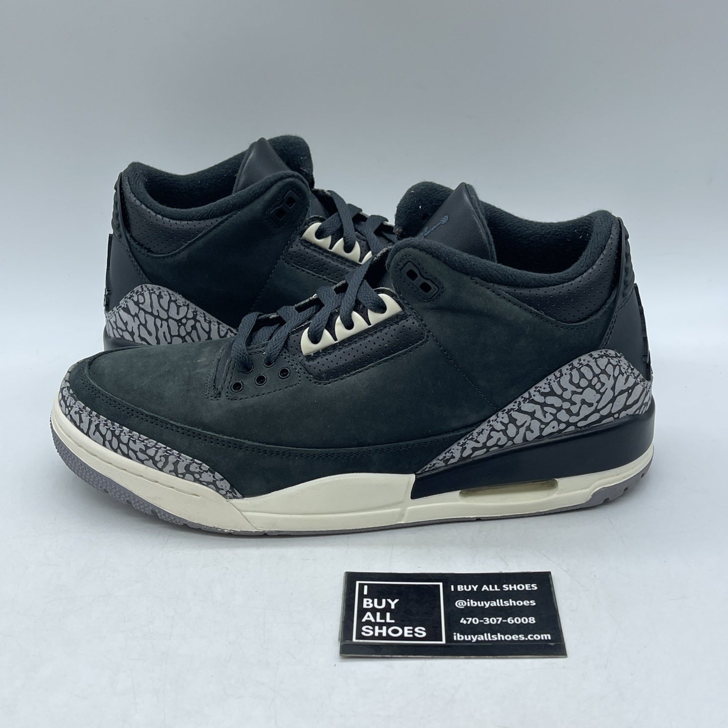 Size 11.5W - Air Jordan 3 Retro Mid Off Noir (CK9246-001)