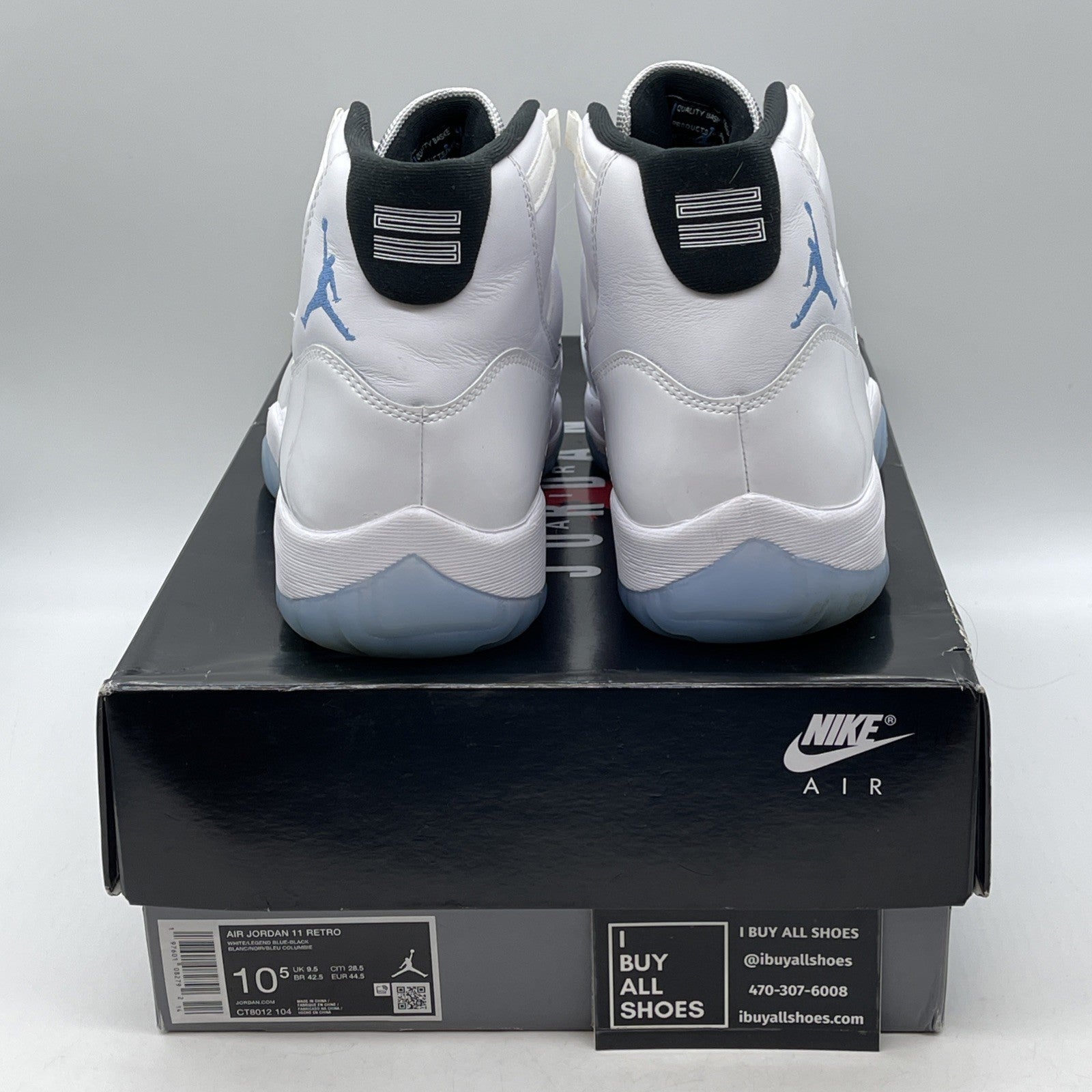 Size 10.5 - Air Jordan 11 Retro 2024 Legend Blue White Black (CT8012-104)
